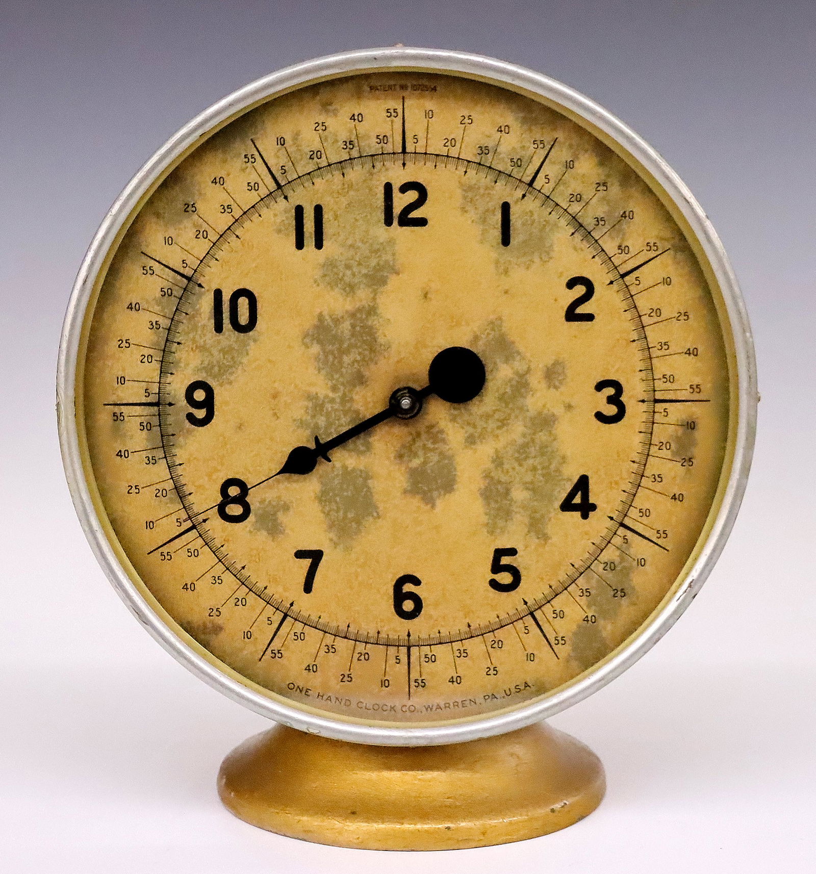 One Hand Clock Co. Shelf Clock