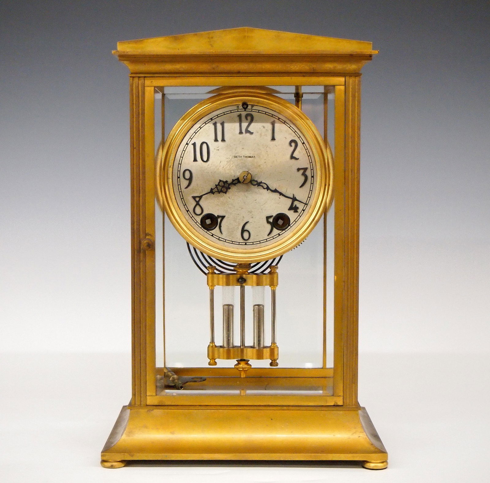 Seth Thomas Empire No. 23 Crystal Regulator (1 of 4)