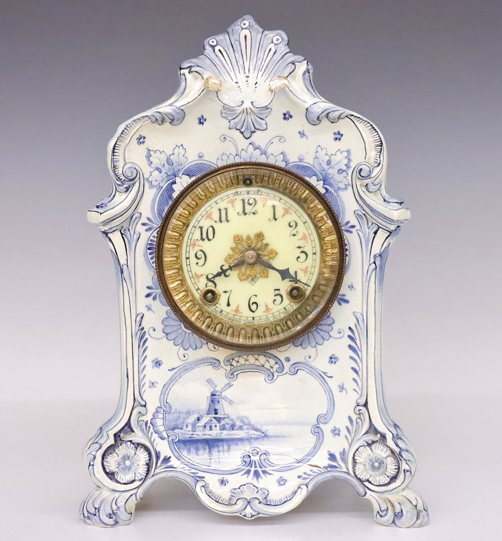 Ansonia La Farge China Shelf Clock (1 of 5)