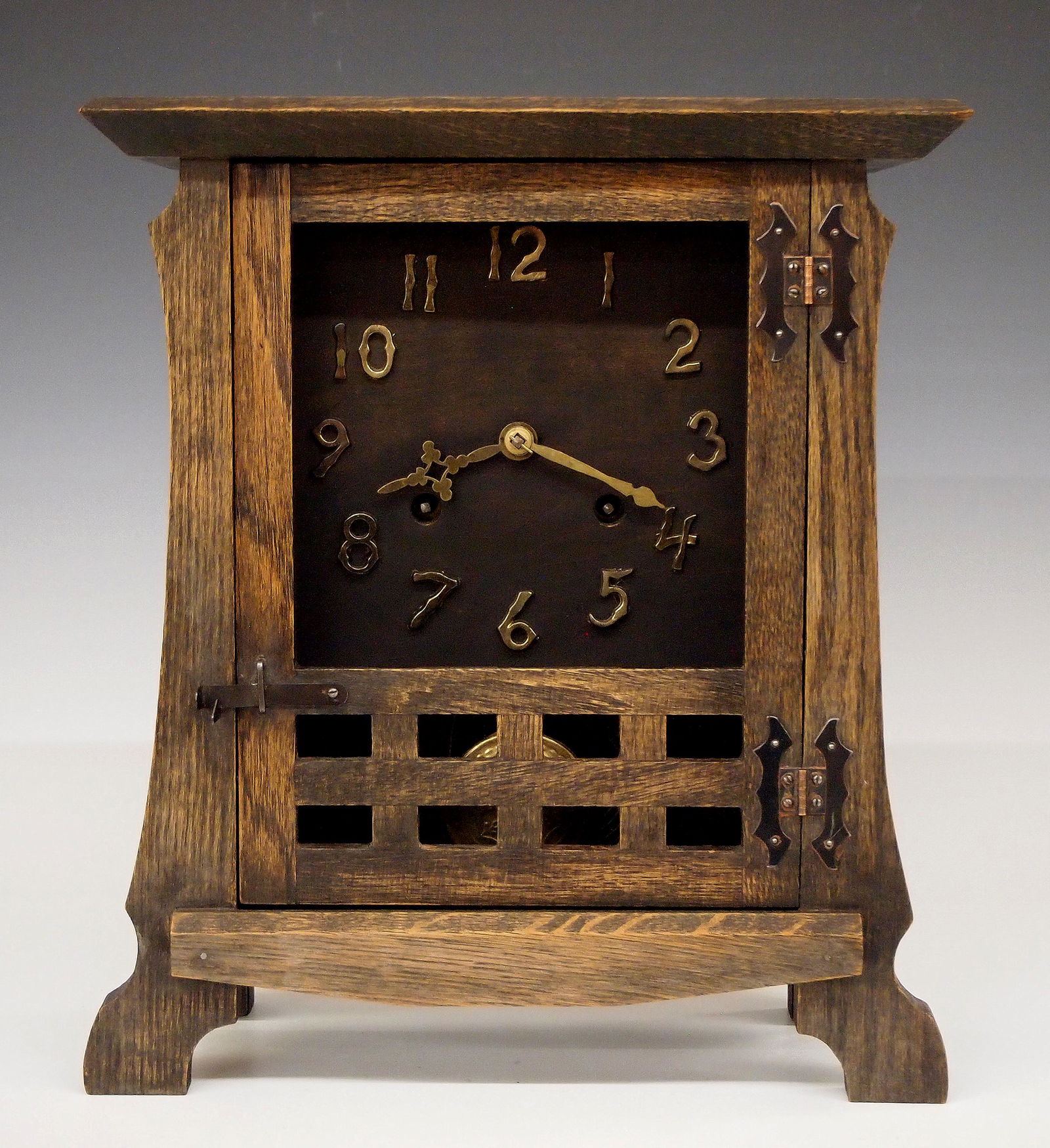 New Haven Arts & Crafts Shelf Clock (1 of 4)