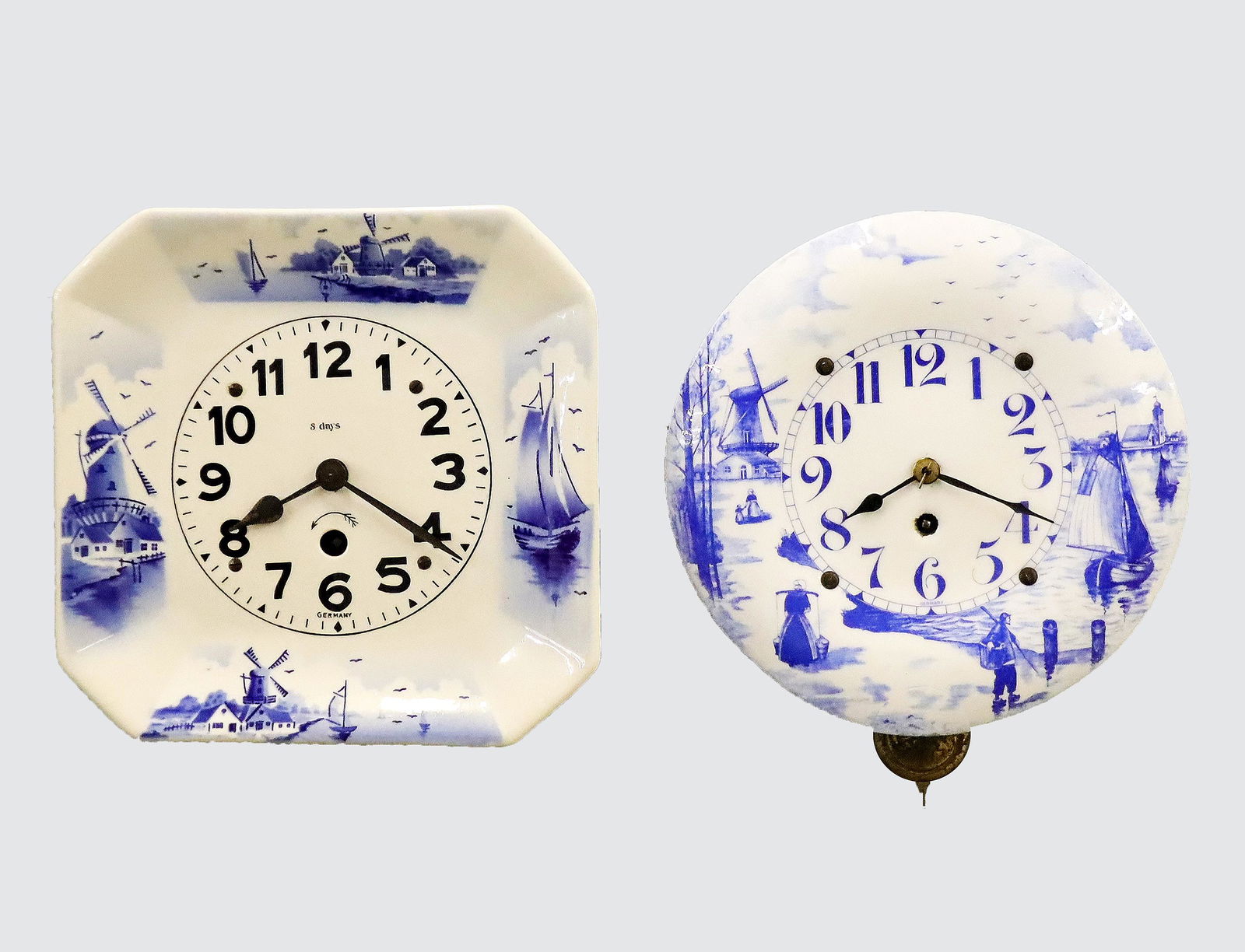 2 German Plate Clocks (1 of 1)