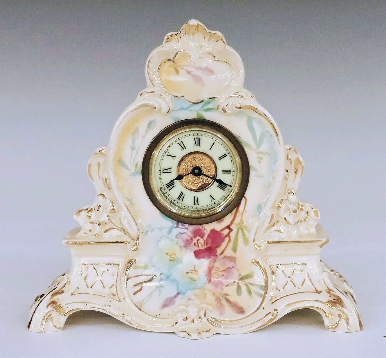 Ansonia Mini China Clock (1 of 3)