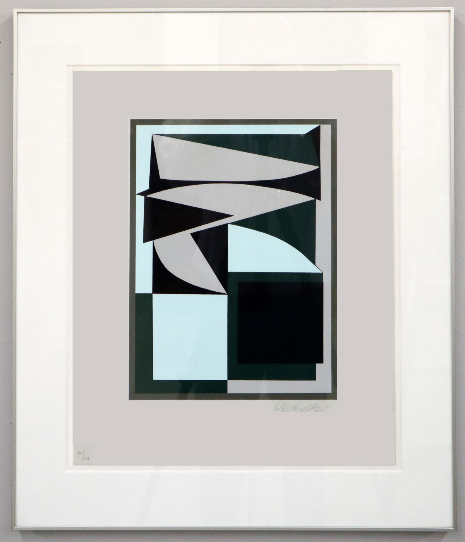 V. Vasarely Serigraph (1 of 4)