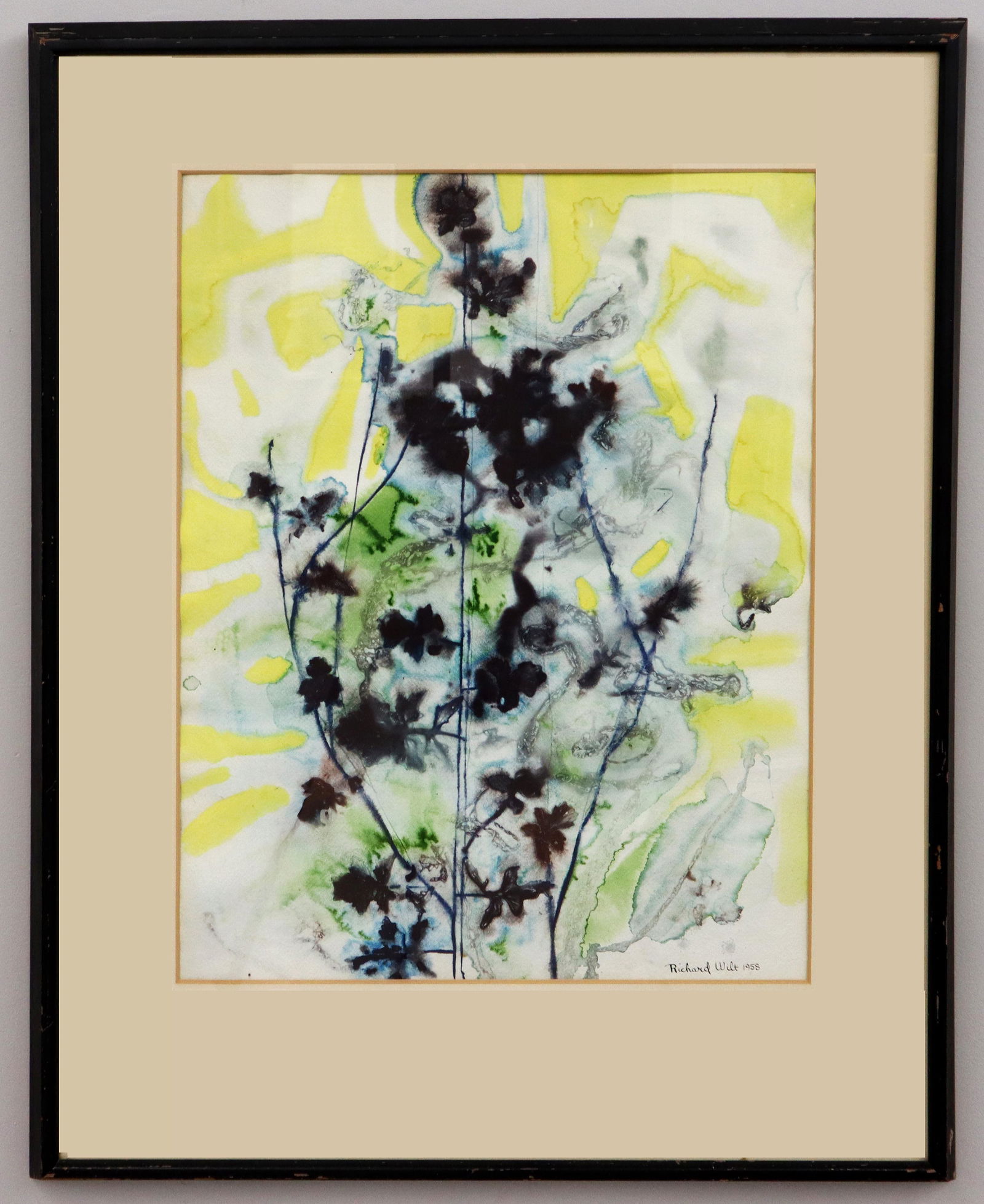 R. Wilt Mixed Media on Paper (1 of 2)