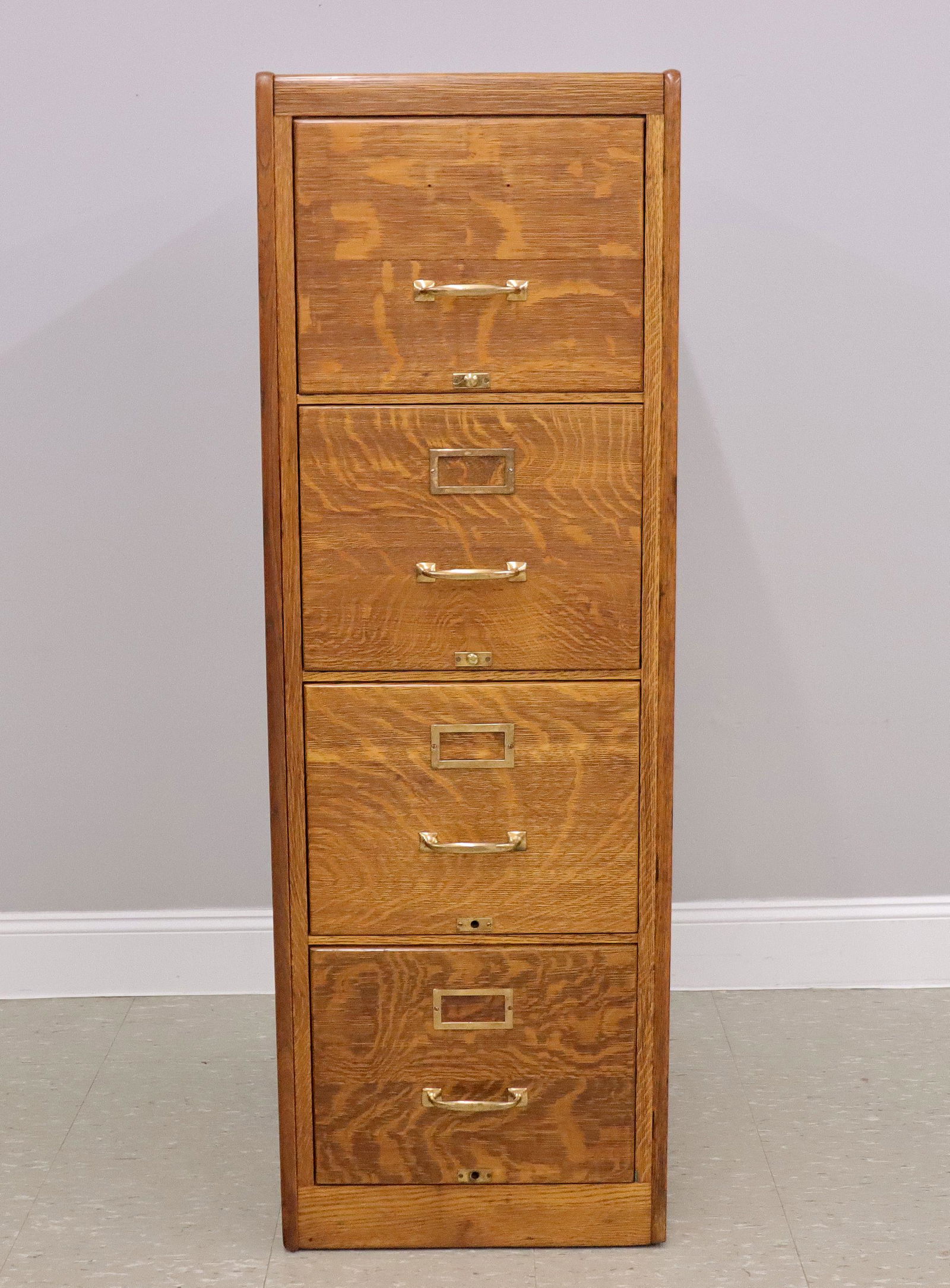 Oak File Cabinet (1 of 2)