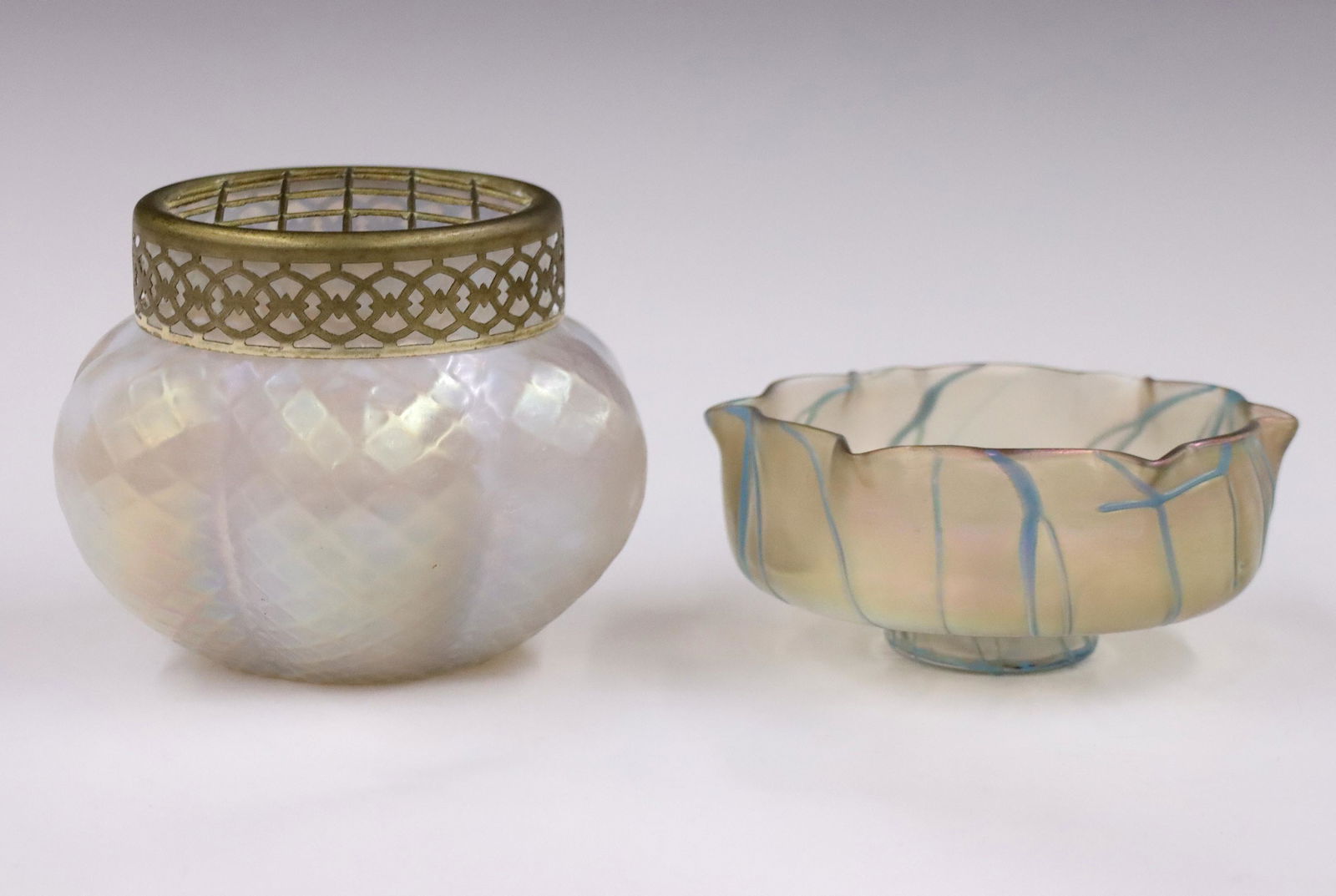 2 pcs Austrian Art Glass (1 of 1)