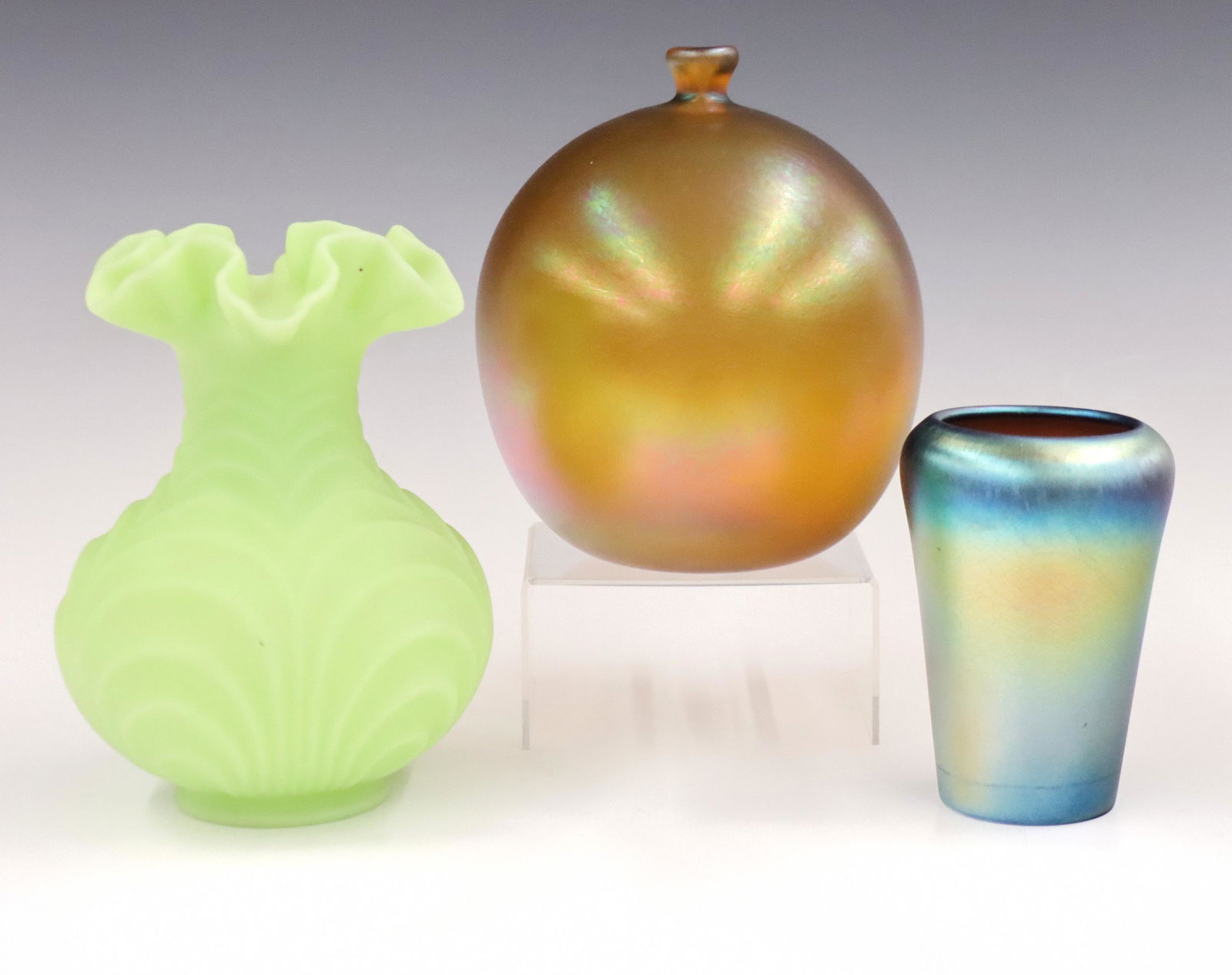 3 Art Glass Vases (1 of 1)