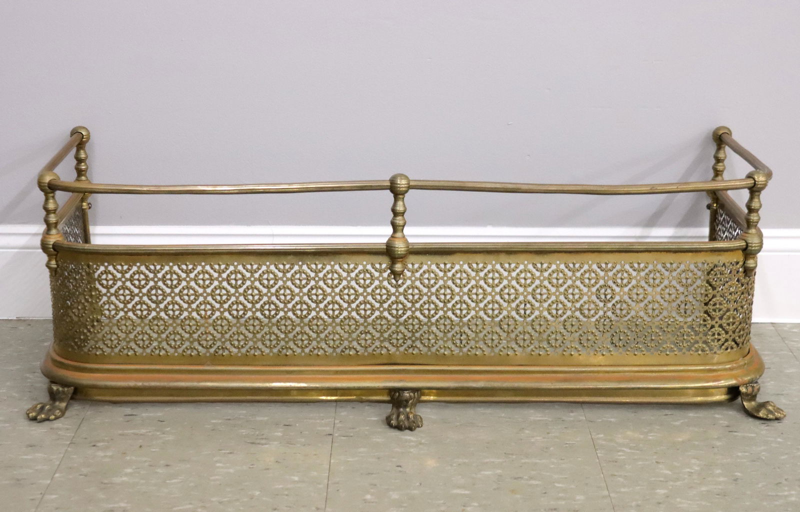 Brass Fireplace Fender