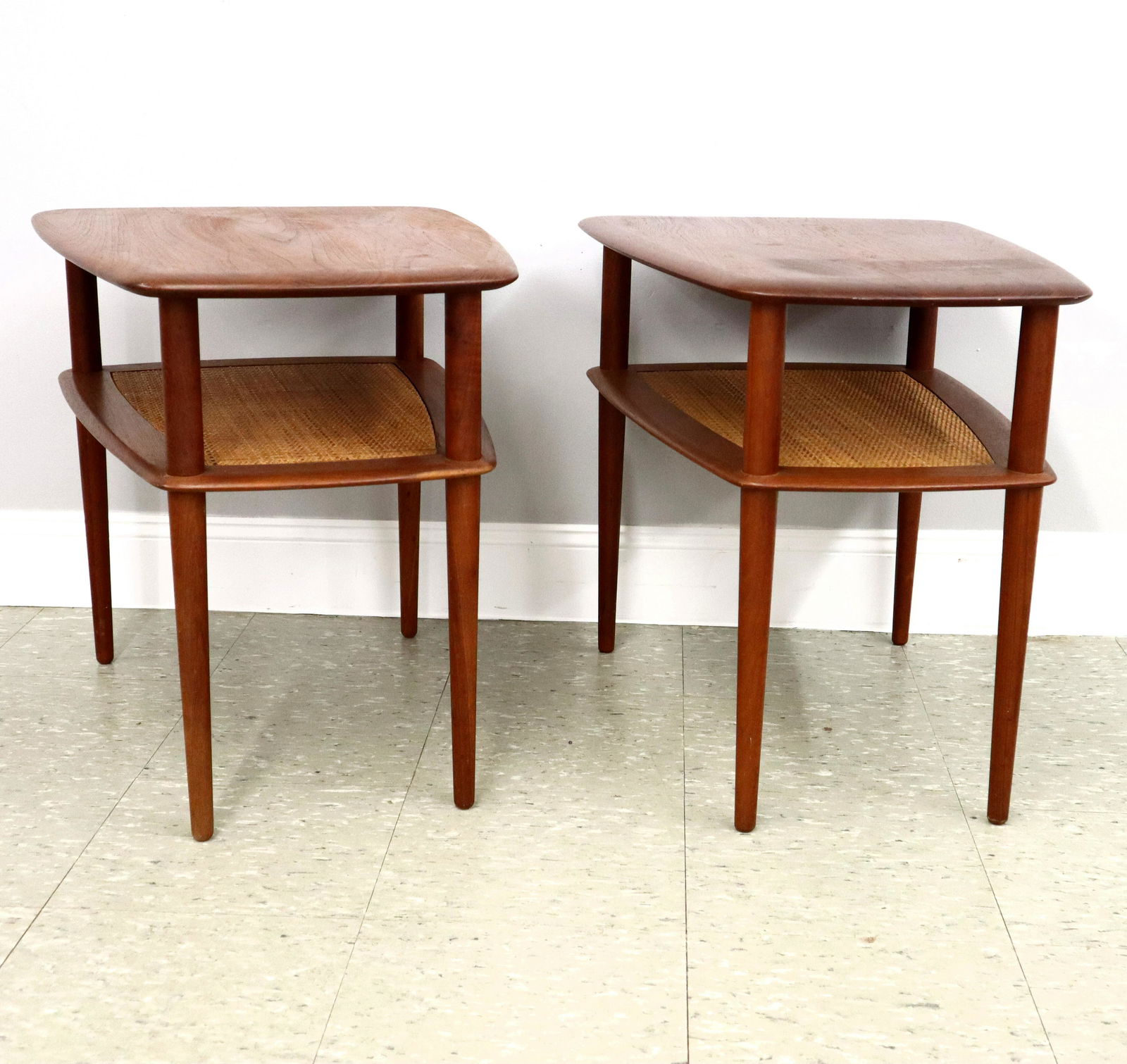 2 Danish Teak End Tables (1 of 9)