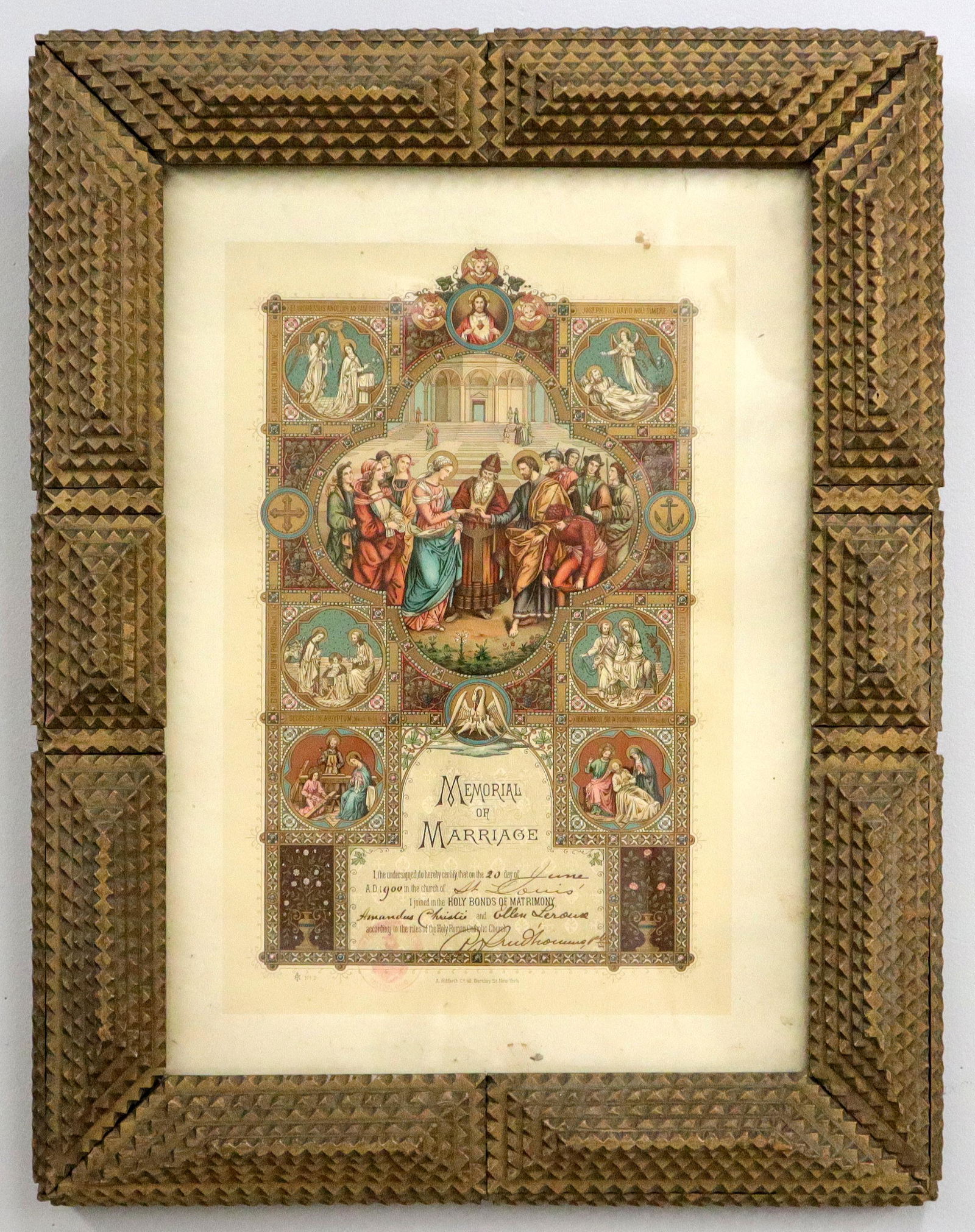 Tramp Art Frame (1 of 1)