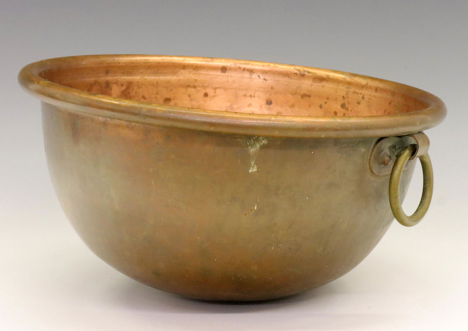 French Copper Mixing Bowl (1 of 1)