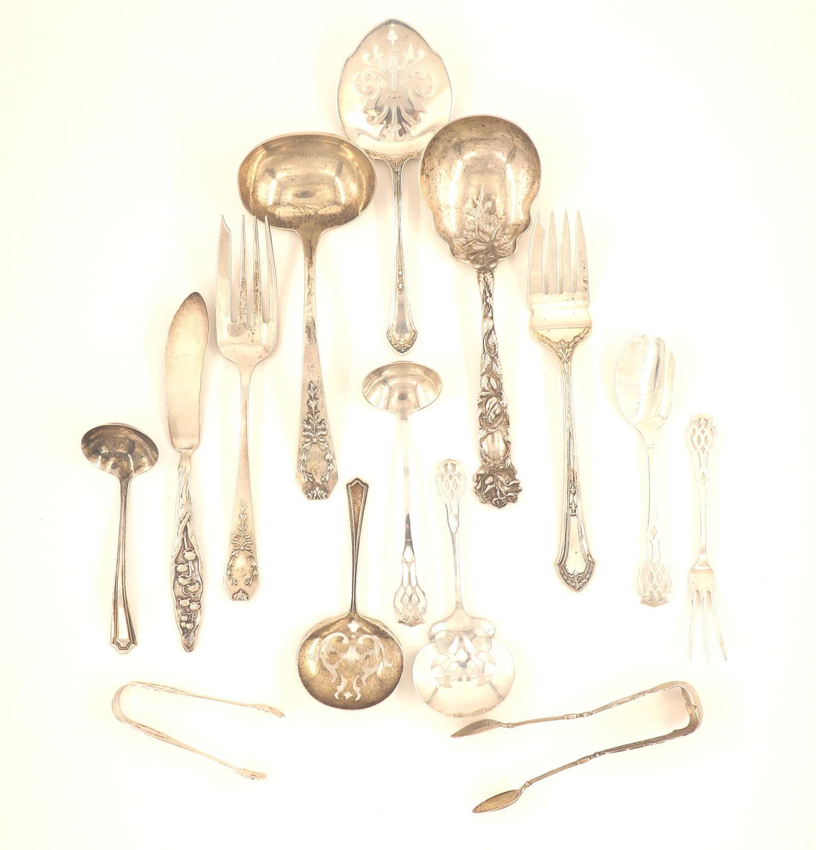 14 Silver Specialty Serving Utensils (1 of 1)