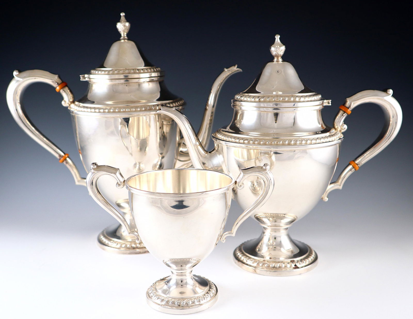 Whiting Sterling Tea Set (1 of 1)