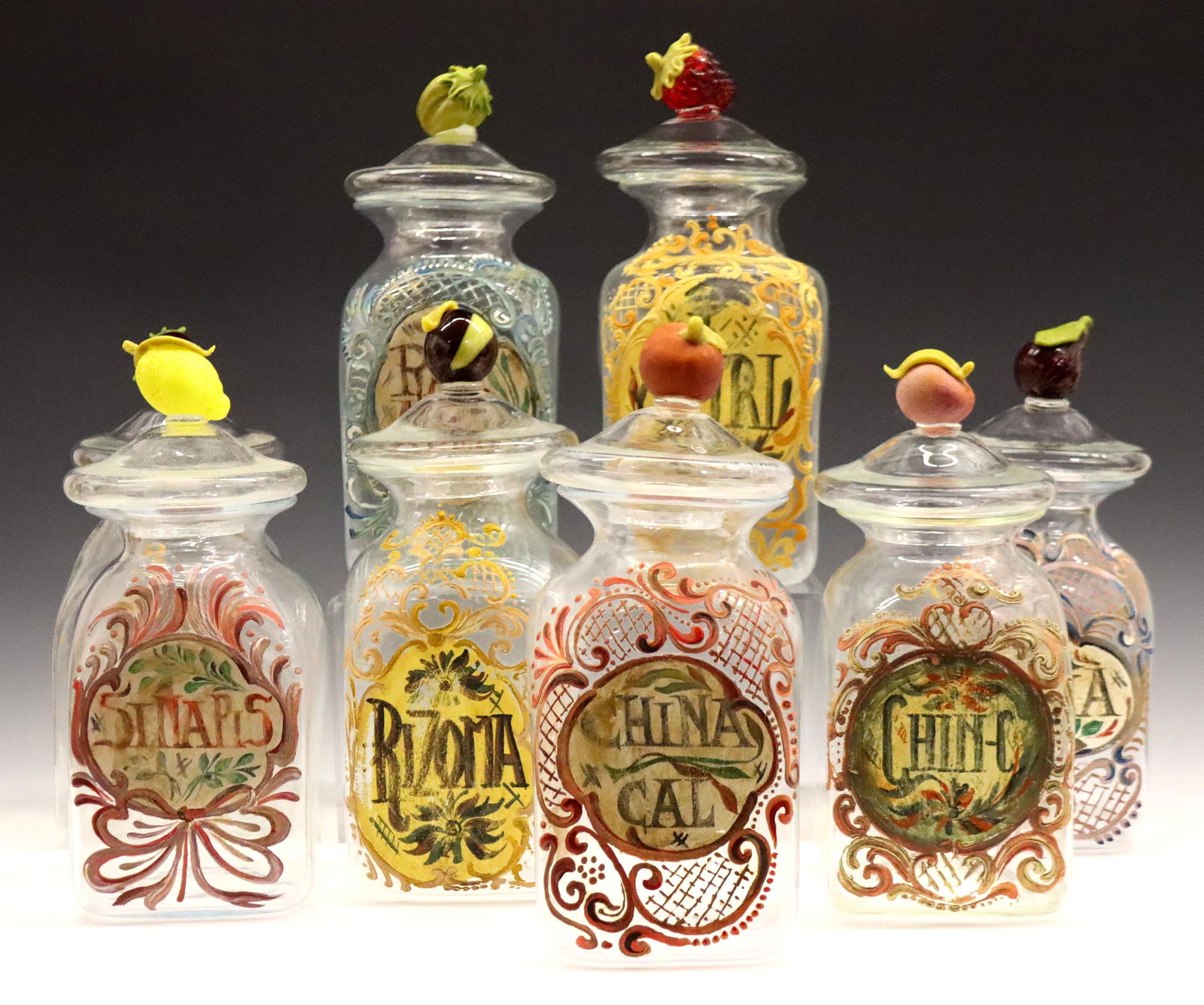 8 Venetian Apothecary Jars (1 of 6)