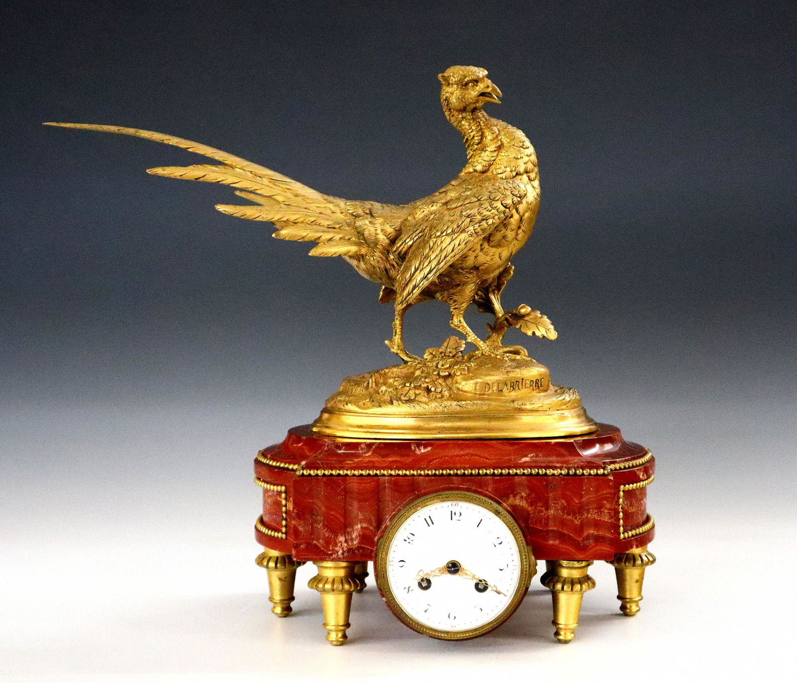 French Bronze & Onyx Clock (1 of 8)