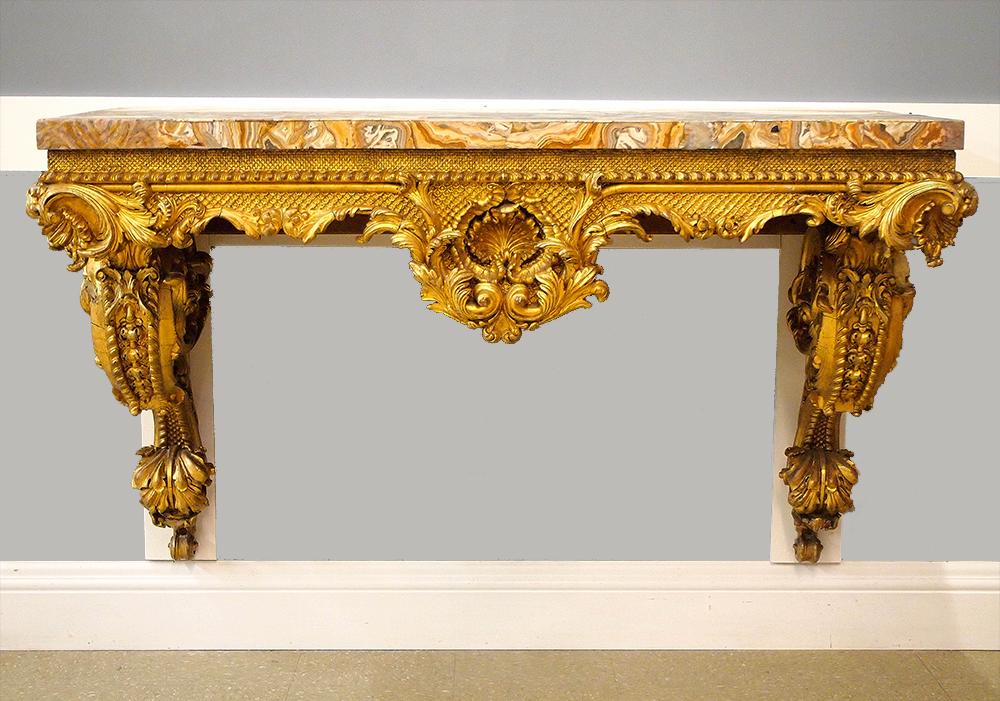 Giltwood Console Table (1 of 9)