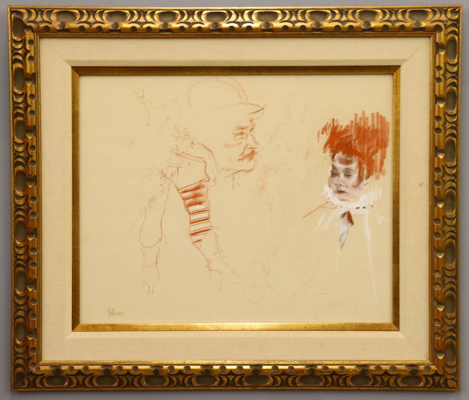 J. Levine Pastel Drawing (1 of 5)