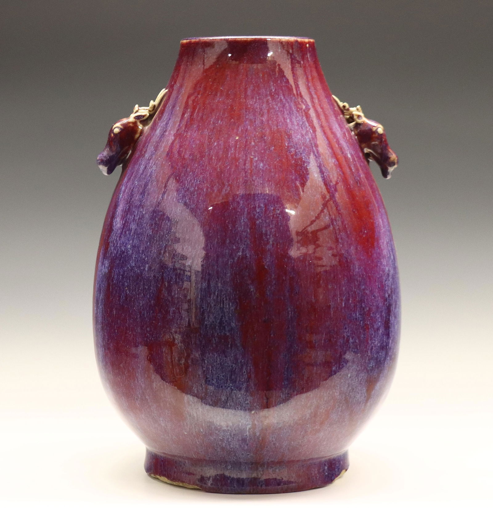 Chinese Flambe Glazed Vase (1 of 13)