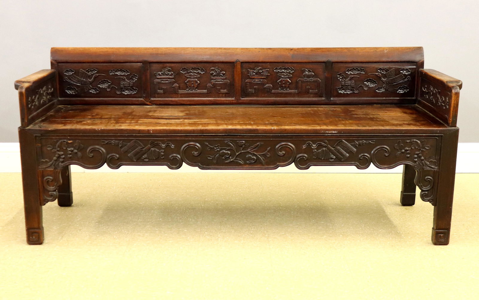 Chinese Rosewood Bench (1 of 2)