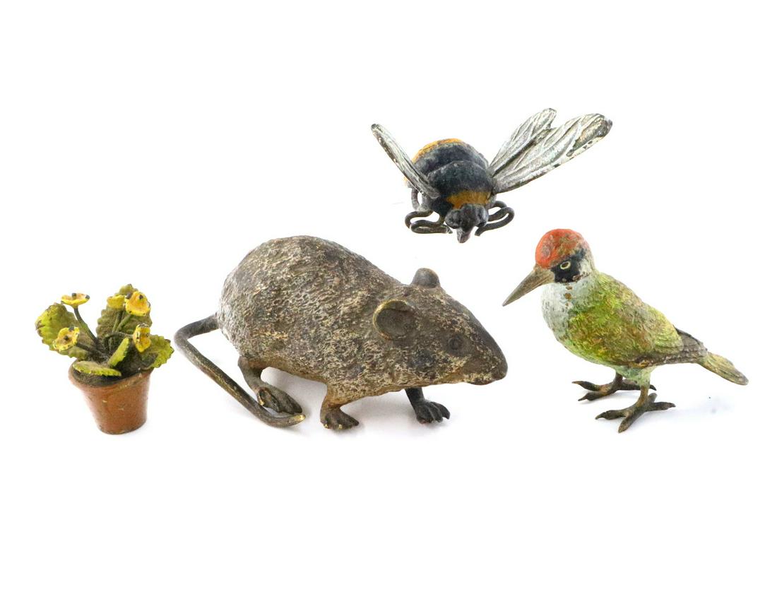 4 Austrian Bronze Miniatures (1 of 1)