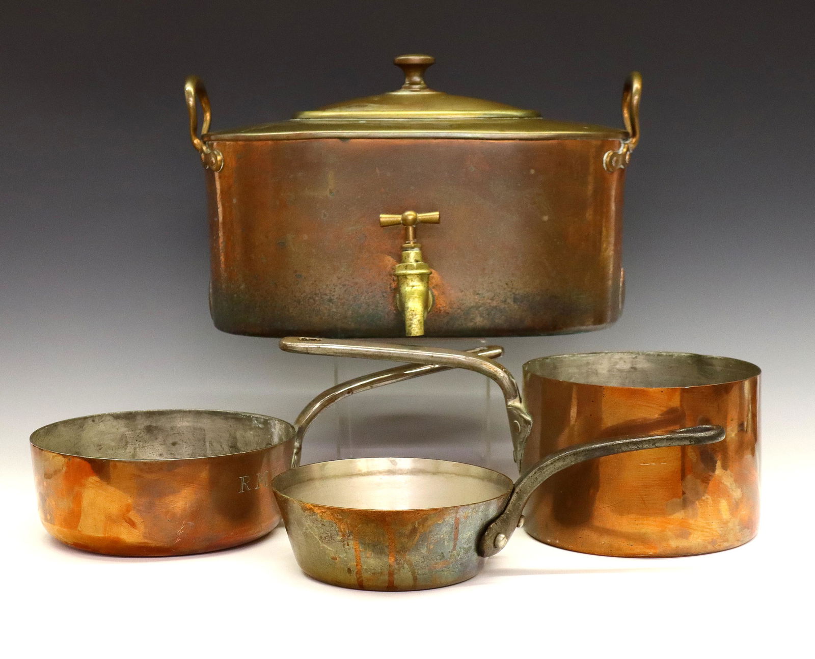4 pc Copper Cookware (1 of 1)
