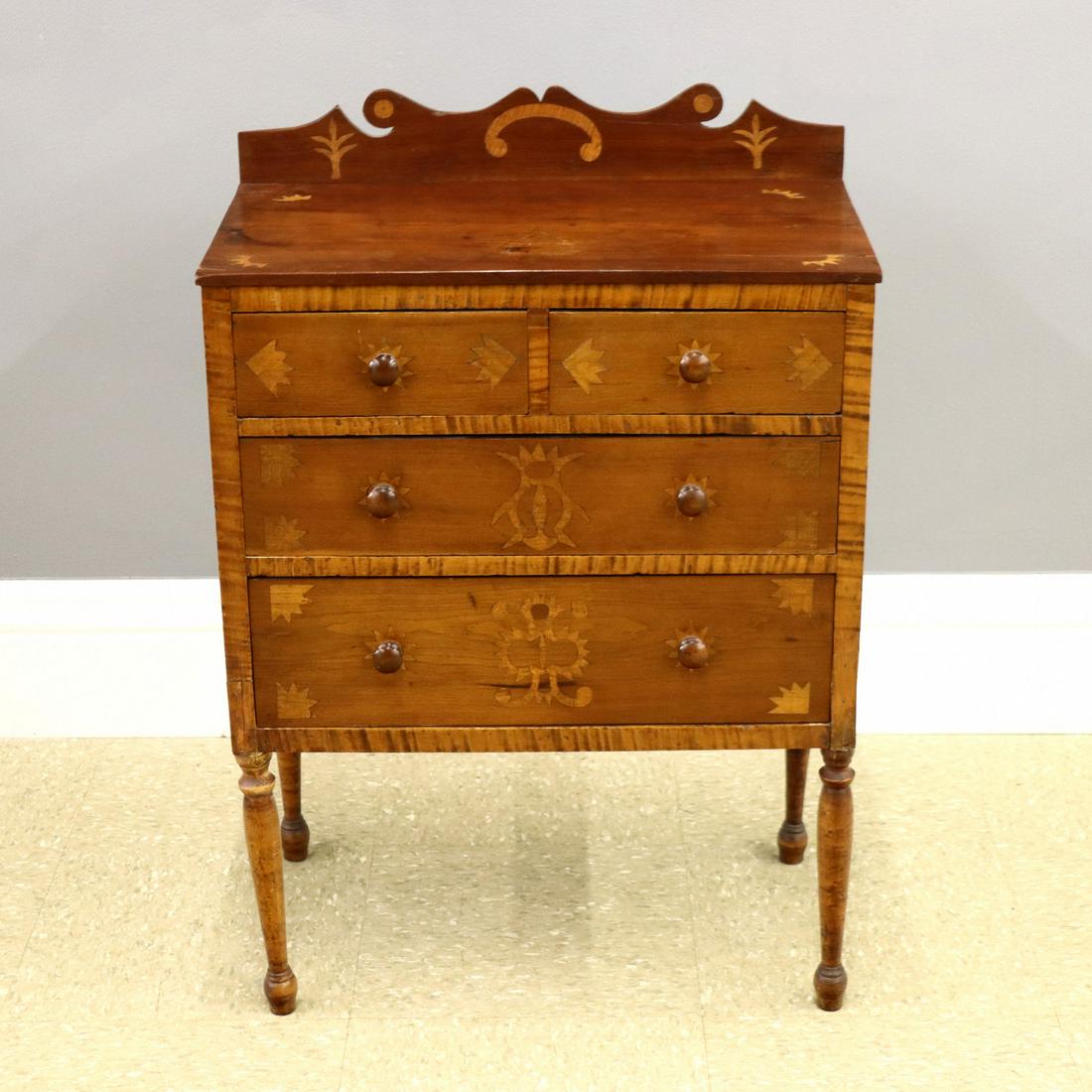 Inlaid Child's Chest (1 of 3)