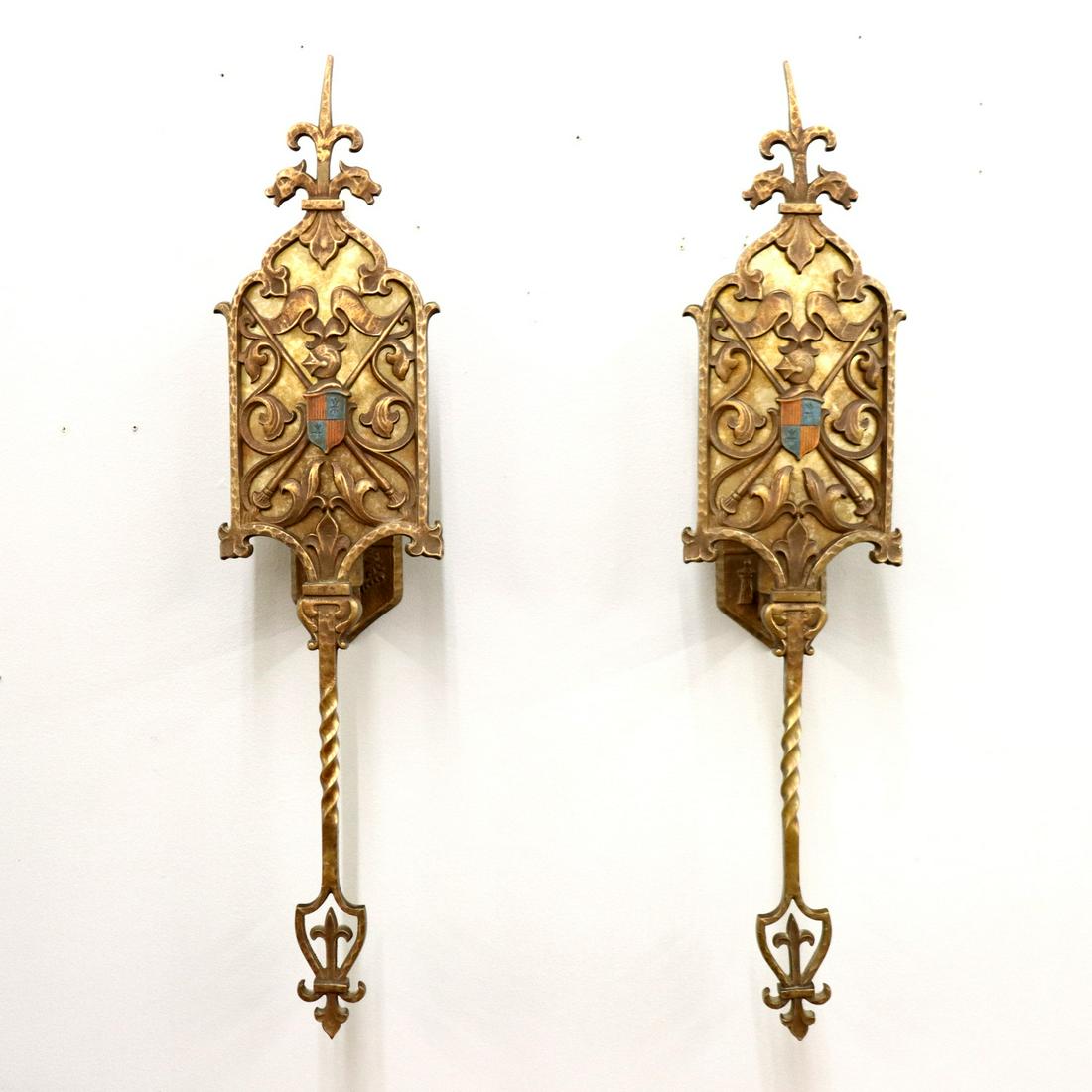 Pr Renaissance Revival Wall Sconces (1 of 2)