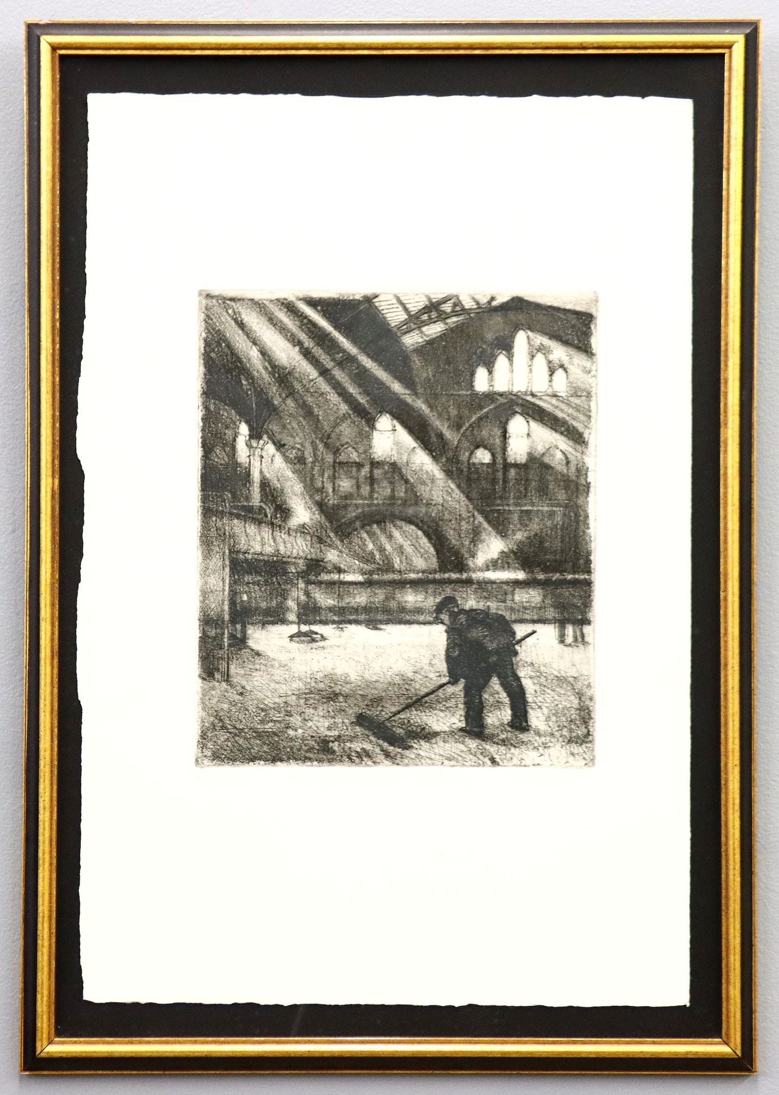 E. Sargieson Etching (1 of 5)