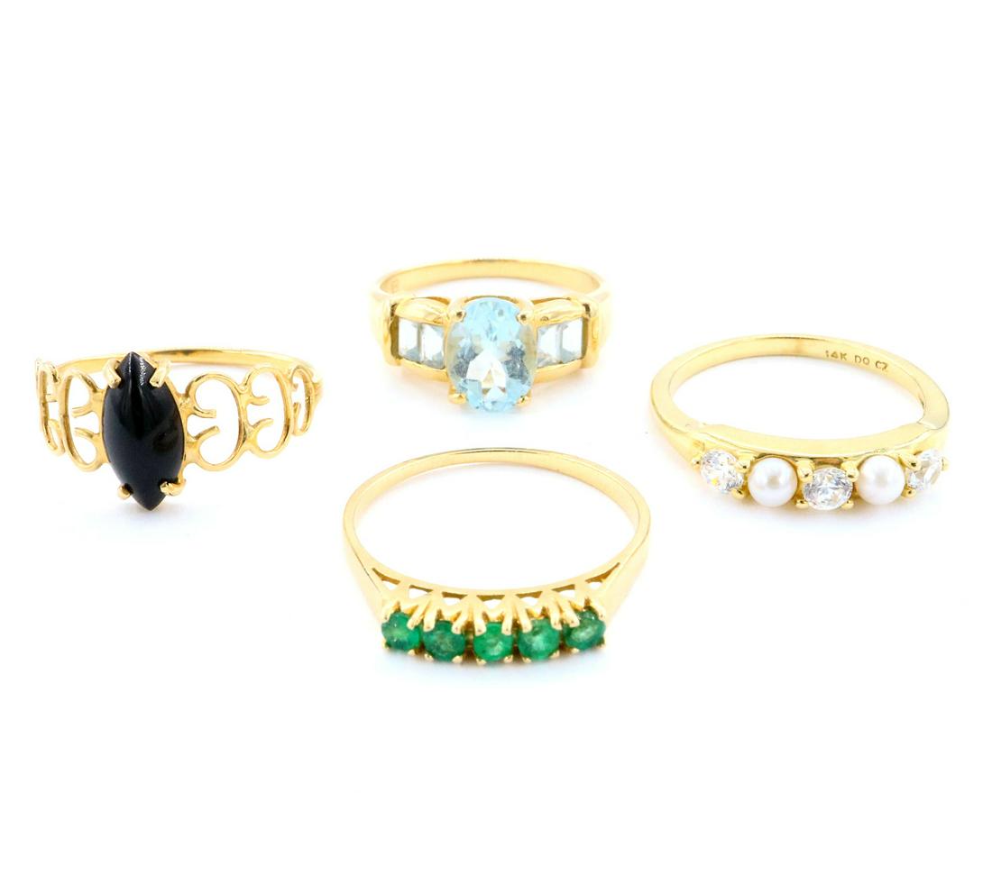 4 14k Gold Rings (1 of 2)