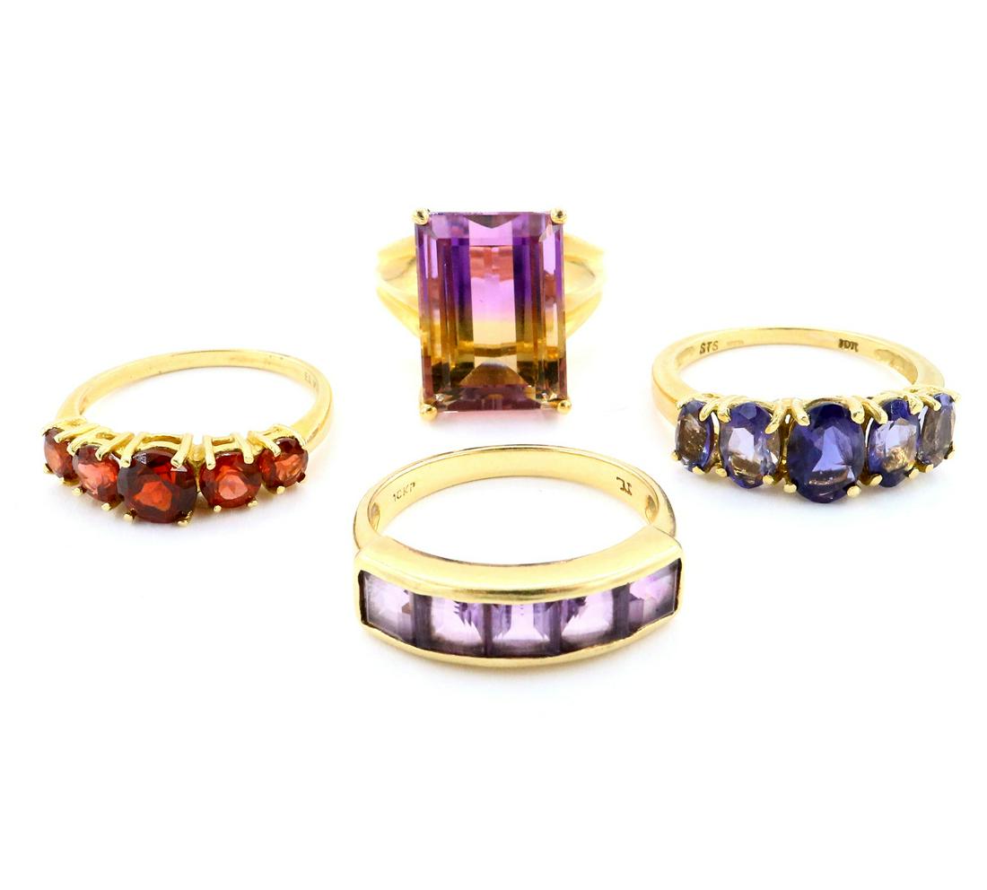 4 10k Gold Rings (1 of 2)