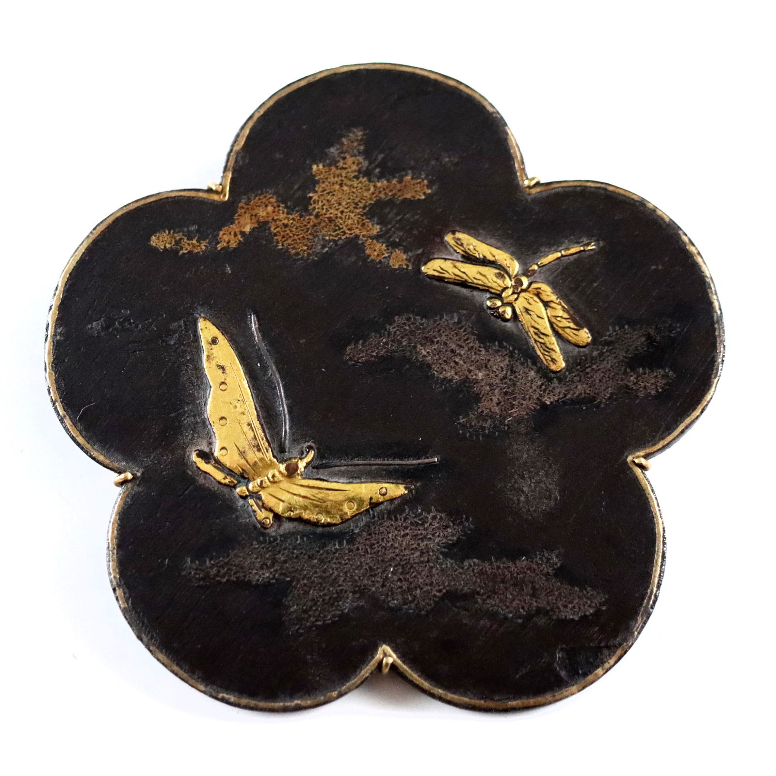 Japanese Meiji Mixed Metal Plaque (1 of 3)