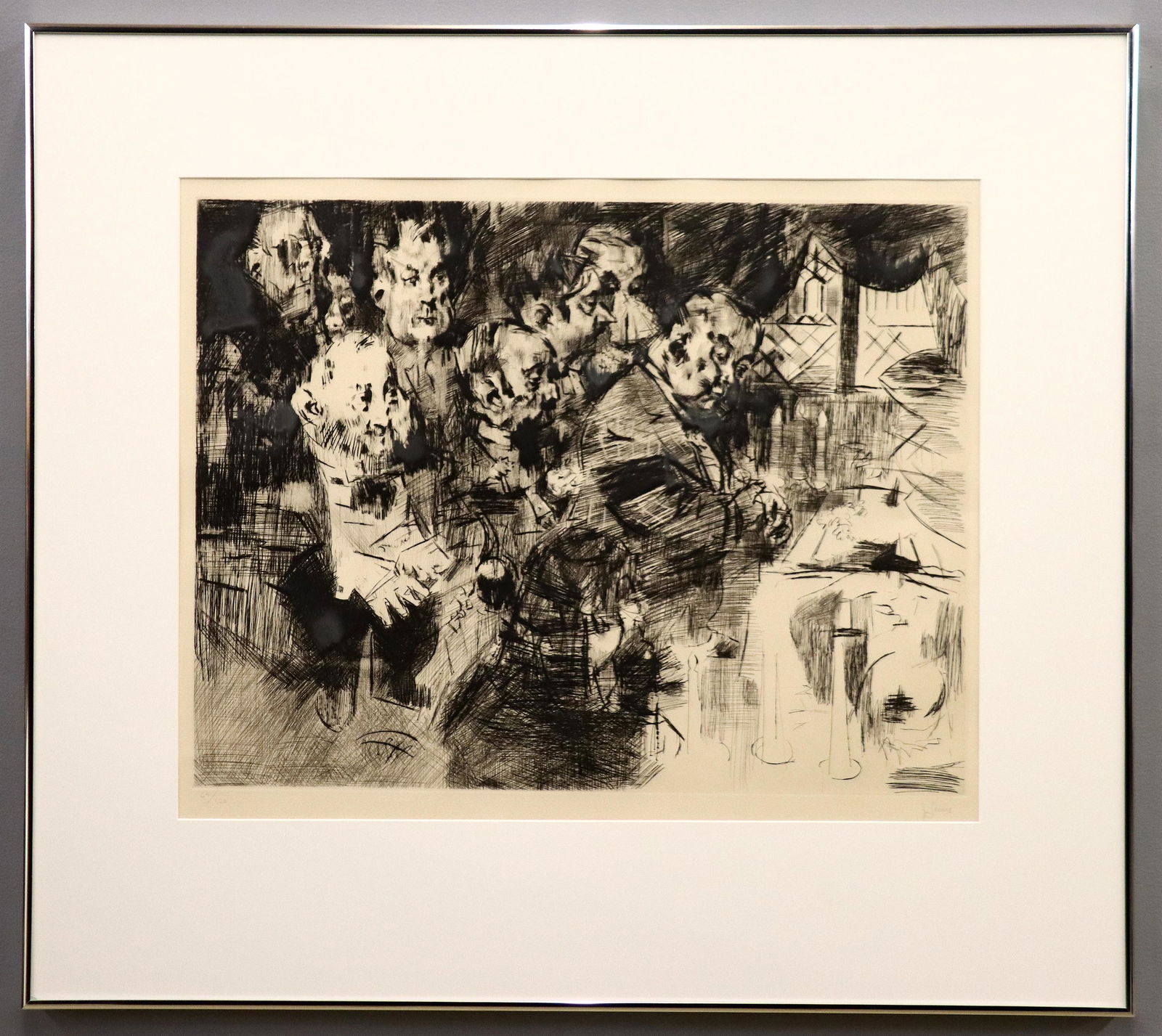 Jack Levine Etching (1 of 6)