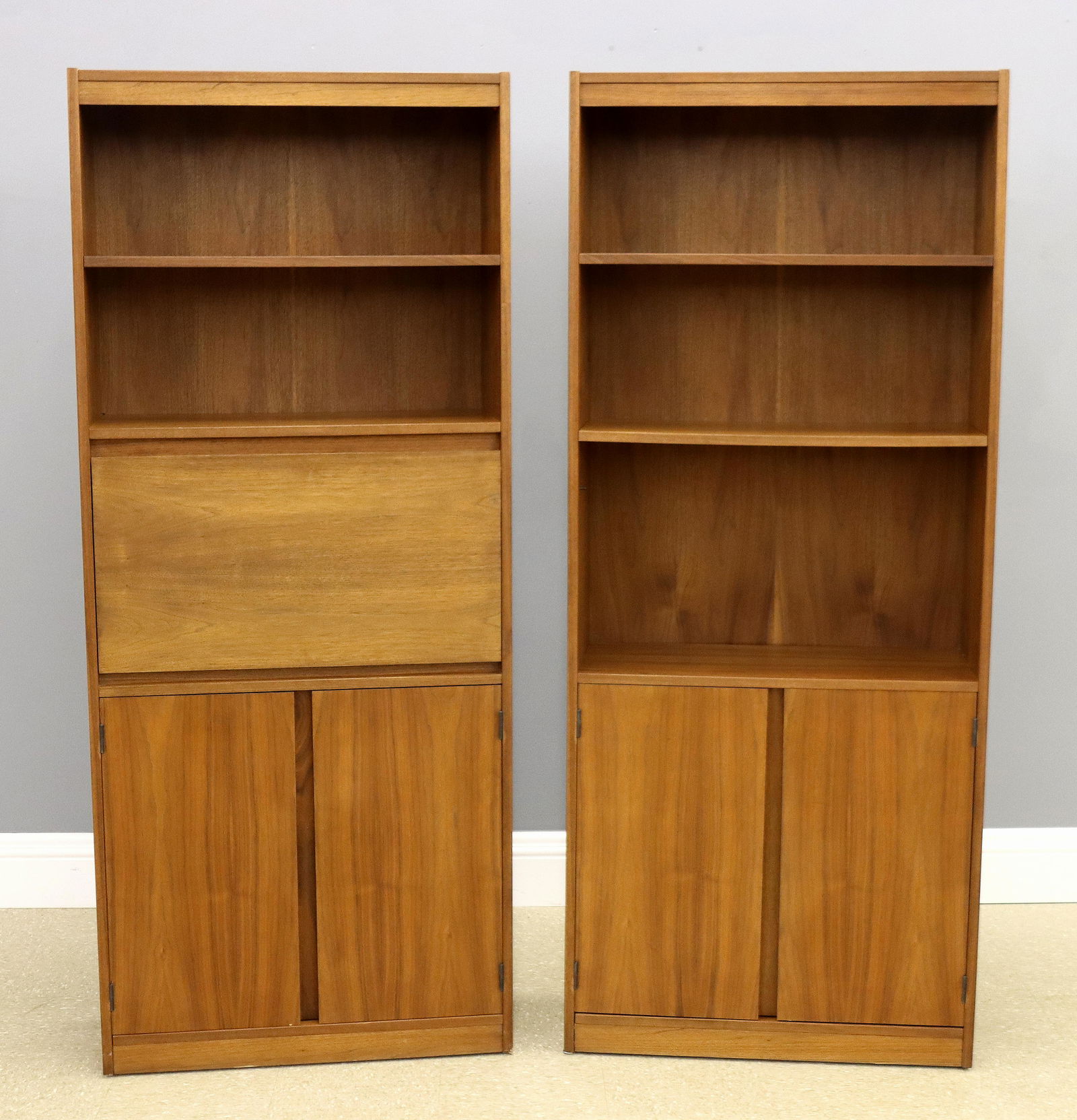 Pr Teak Bookcases (1 of 2)