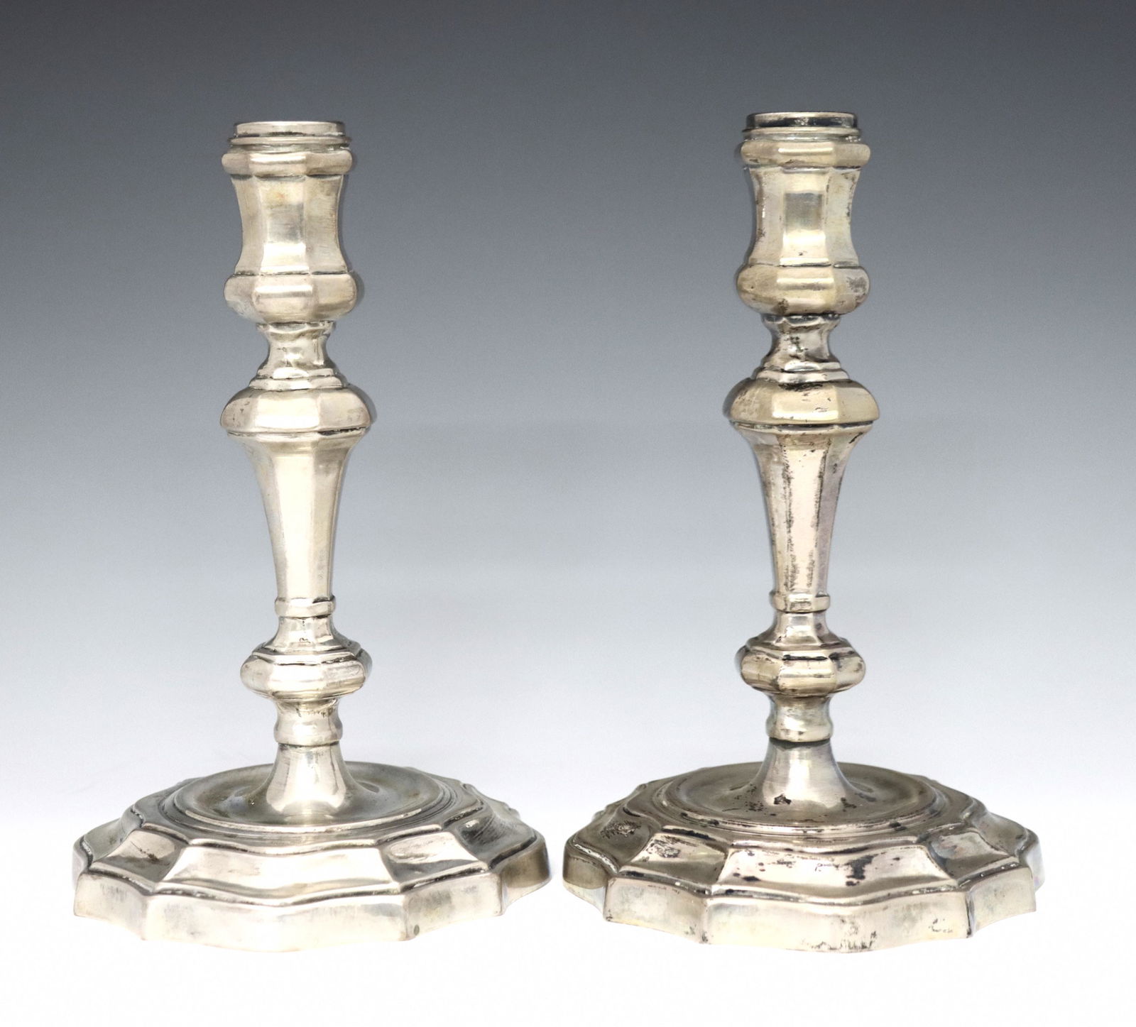 Pr Italian Silver Candlesticks (1 of 3)