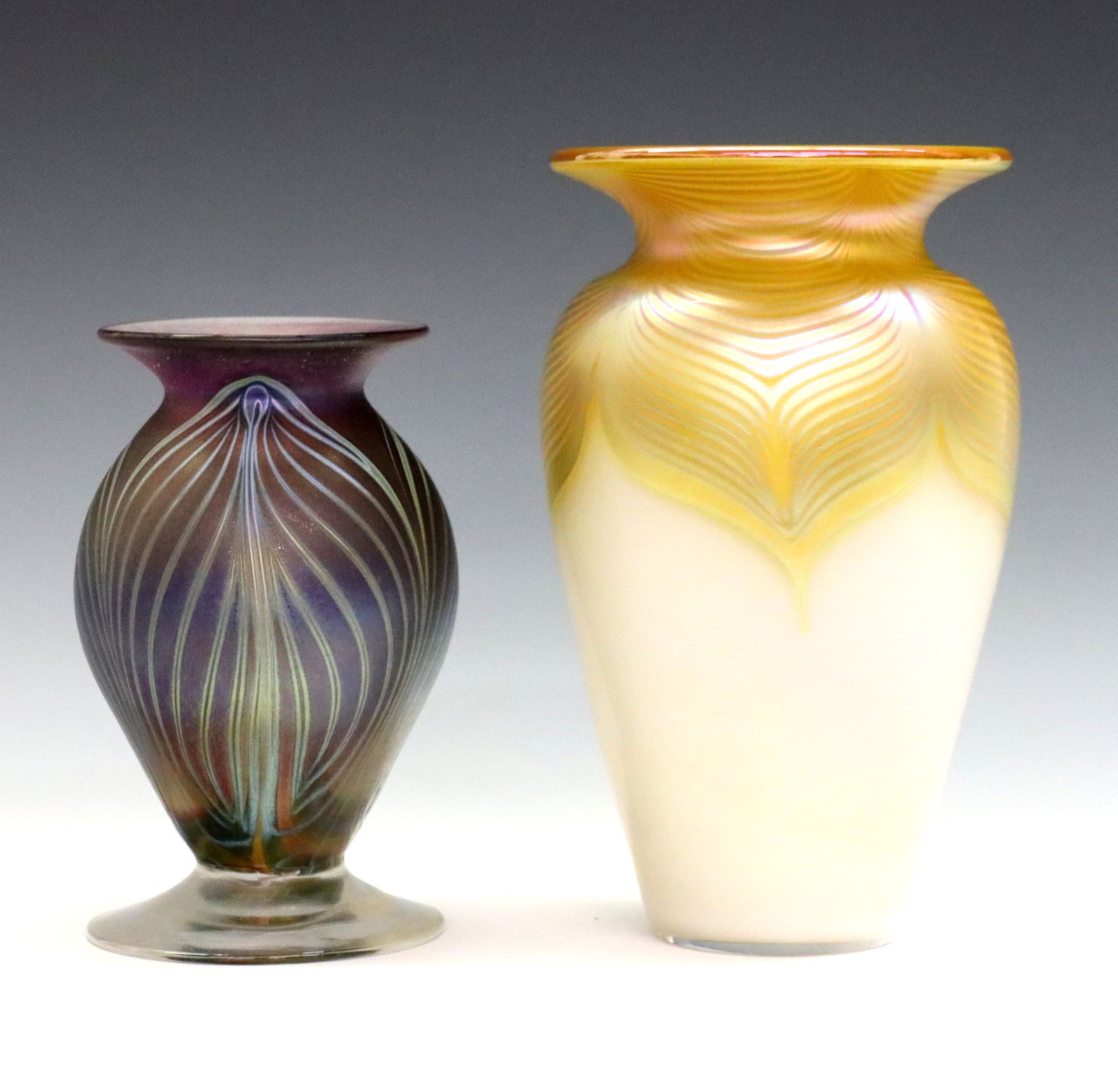 2 Art Glass Vases (1 of 1)