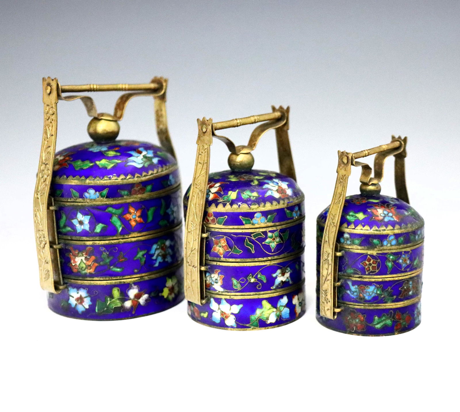 Chinese Cloisonne Spice Boxes (1 of 1)