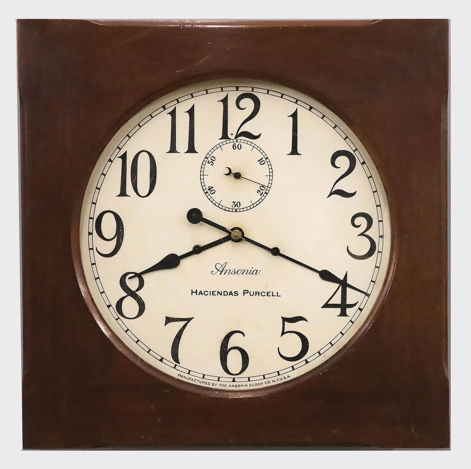 Ansonia Fulton 30-Day Gallery Clock (1 of 3)