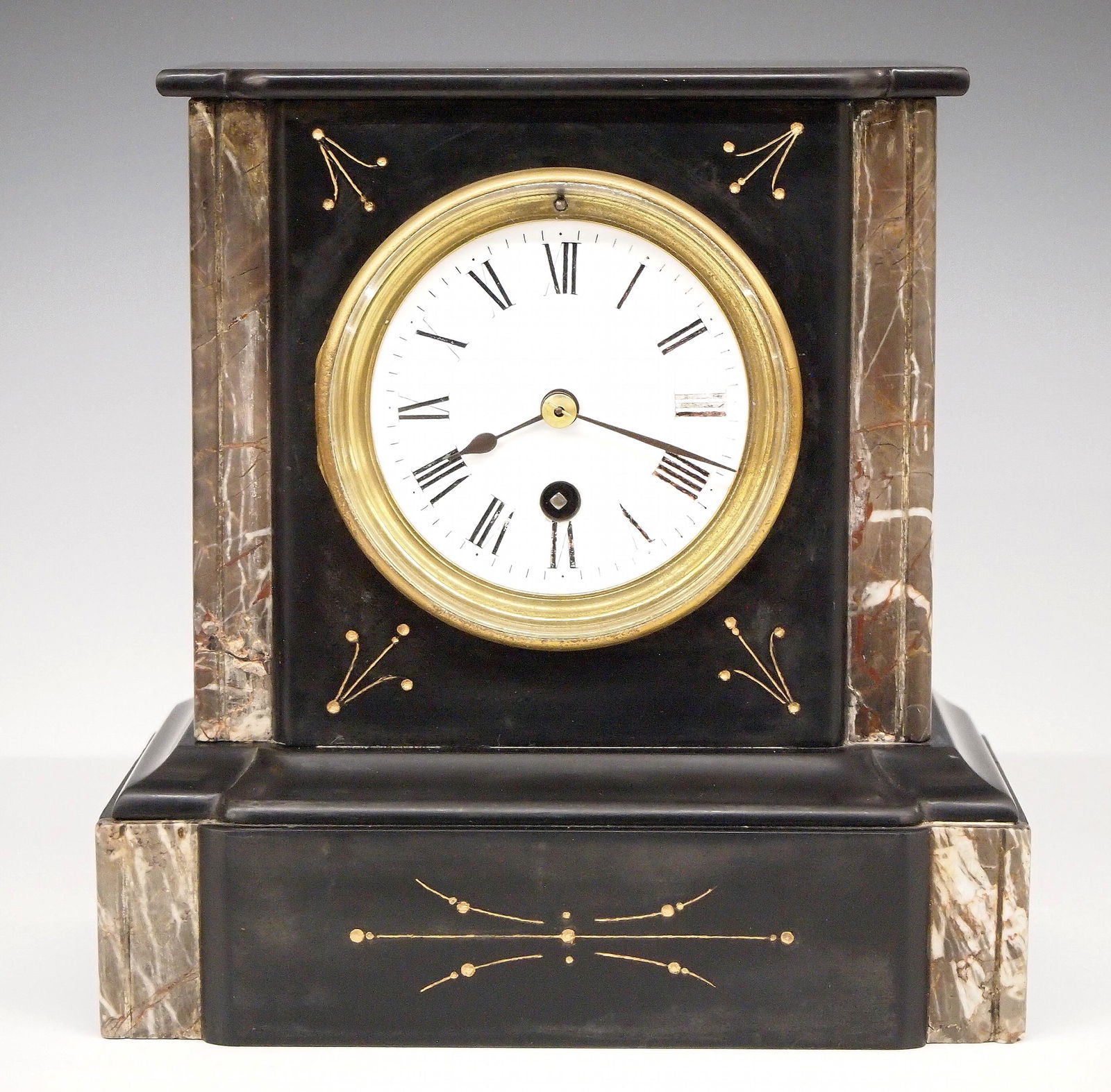 French Slate Mantel Clock (1 of 3)