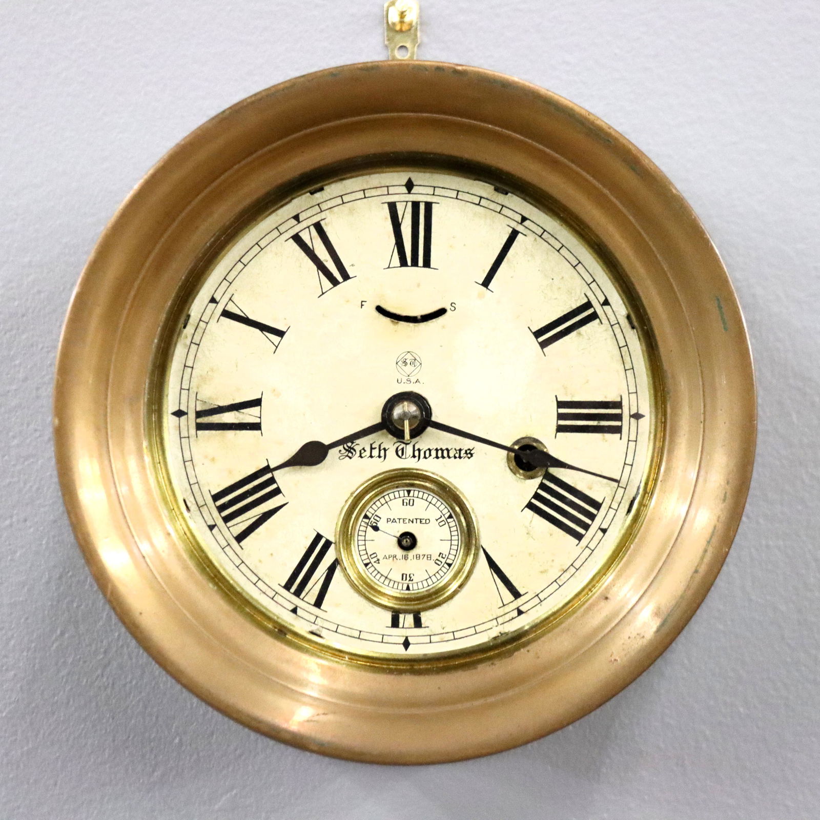 Seth Thomas Ship's Clock (1 of 1)