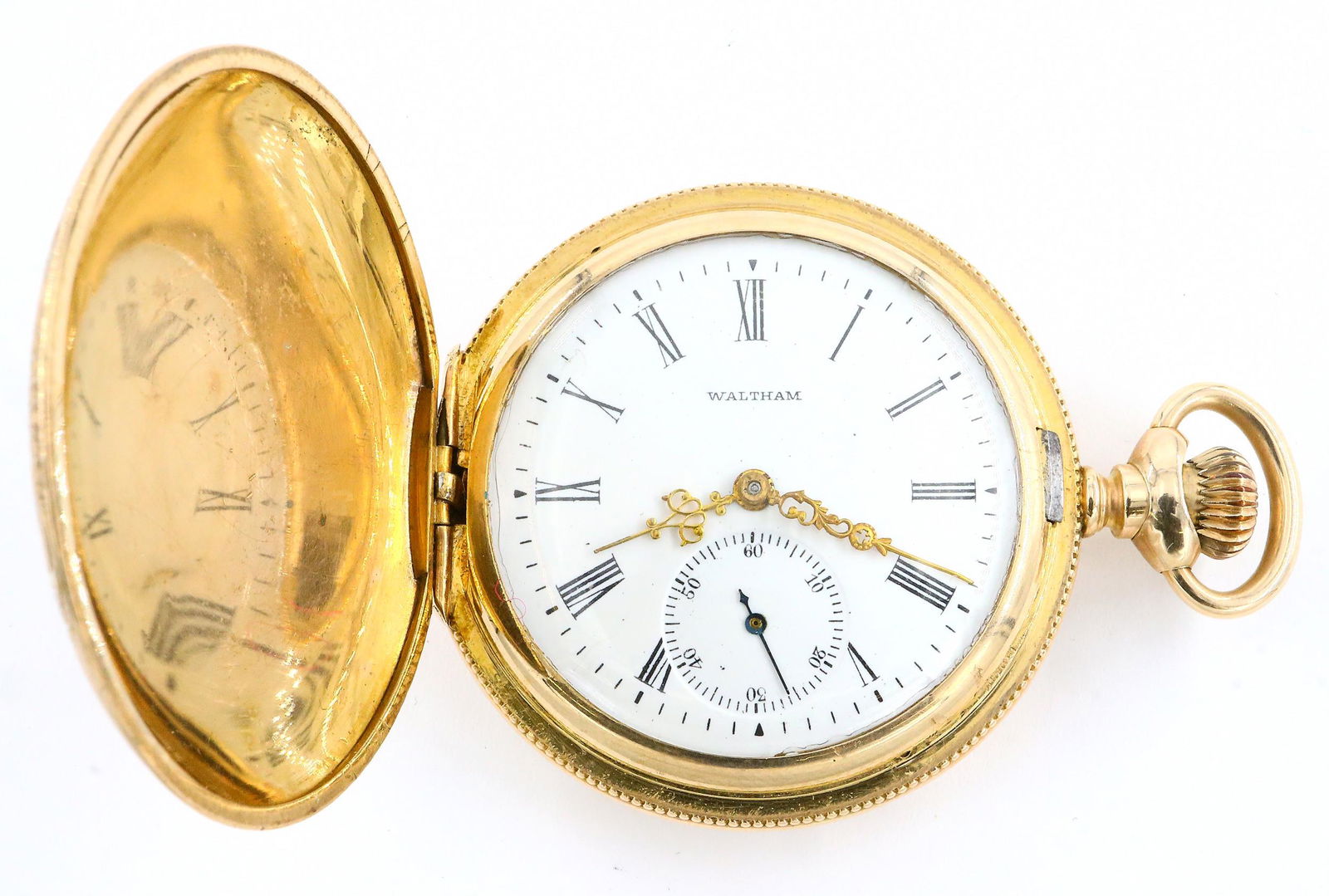14k Gold AWW Co. Pocket Watch (1 of 6)