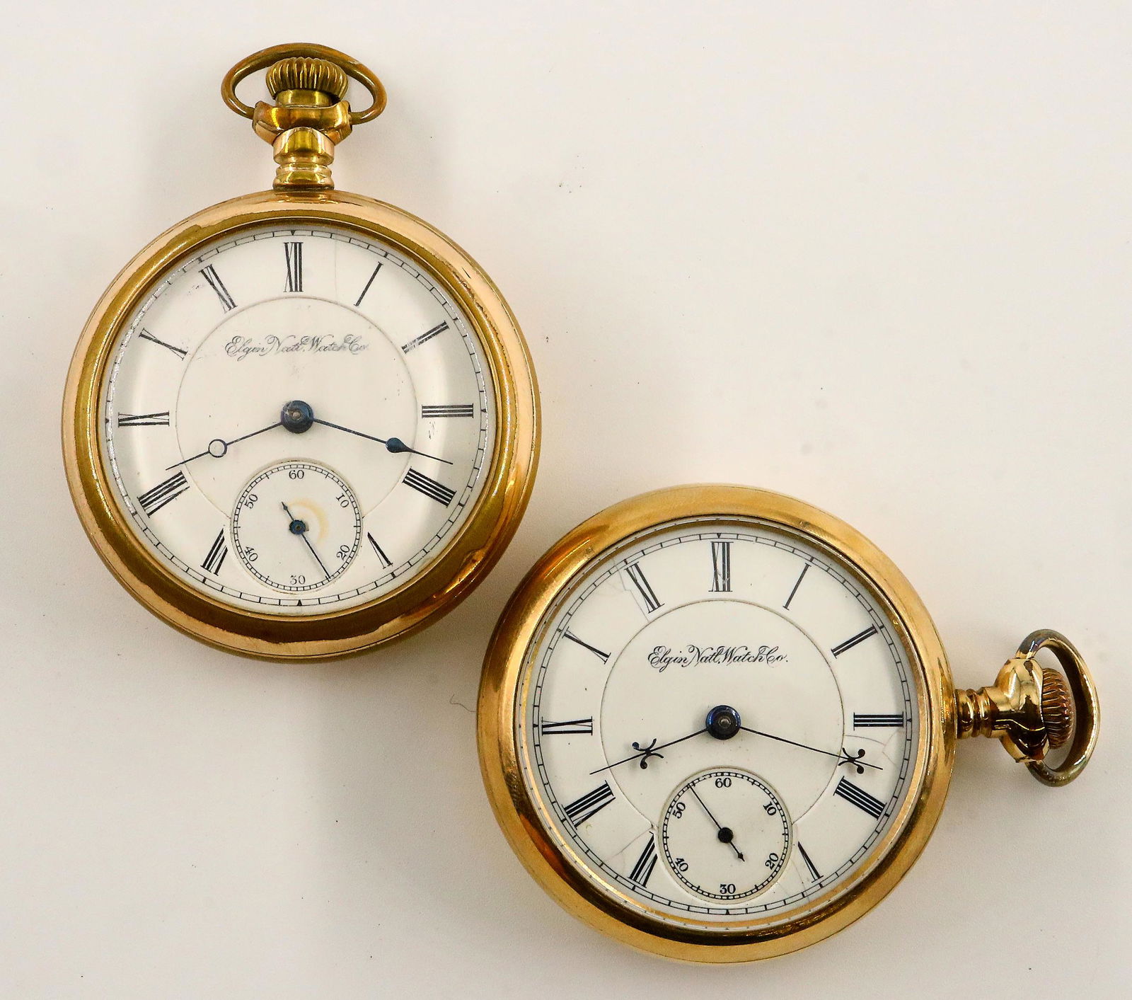 2 Elgin B W Raymond Railroad Watches (1 of 3)