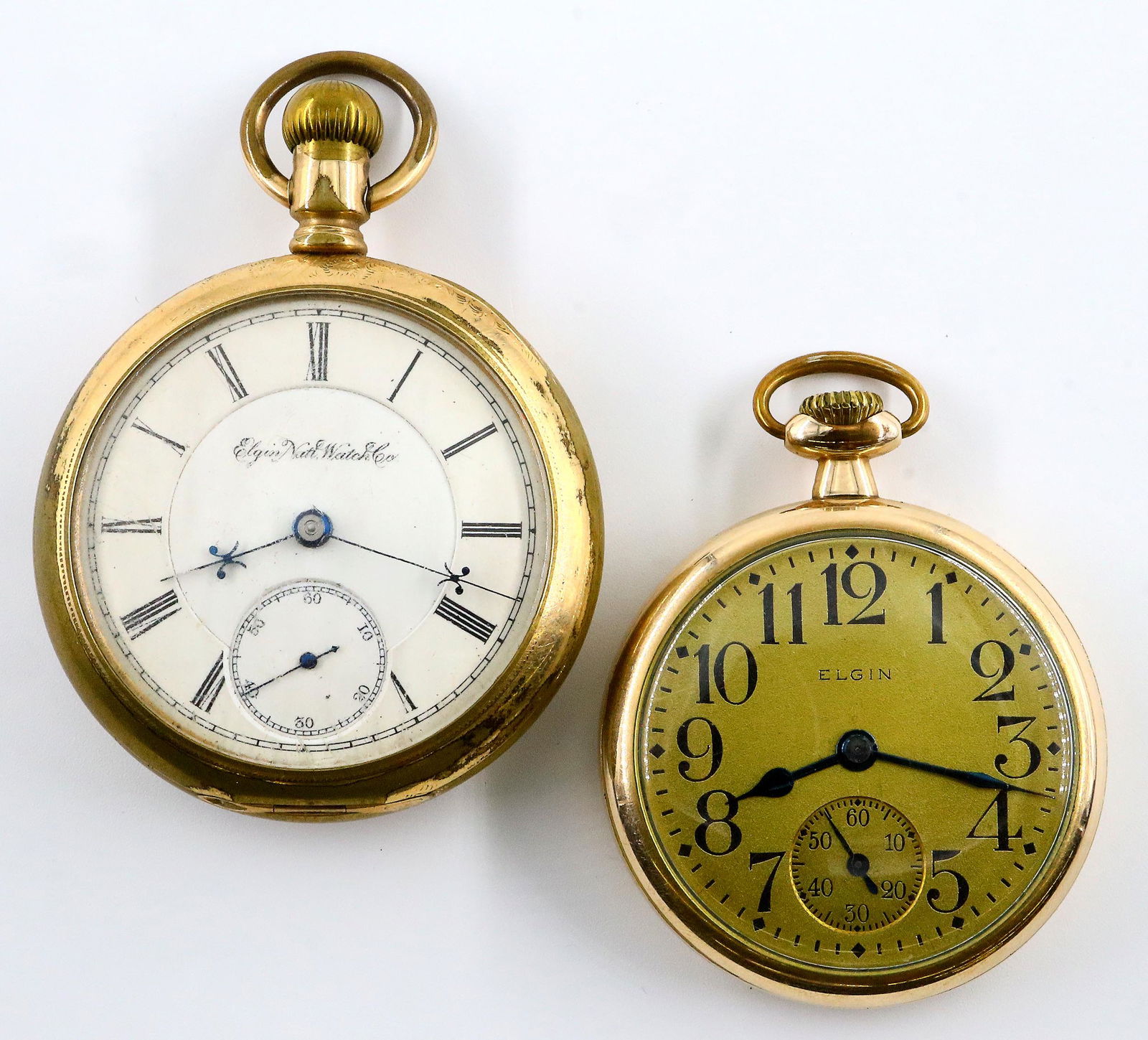 2 Elgin B W Raymond Railroad Watches (1 of 3)