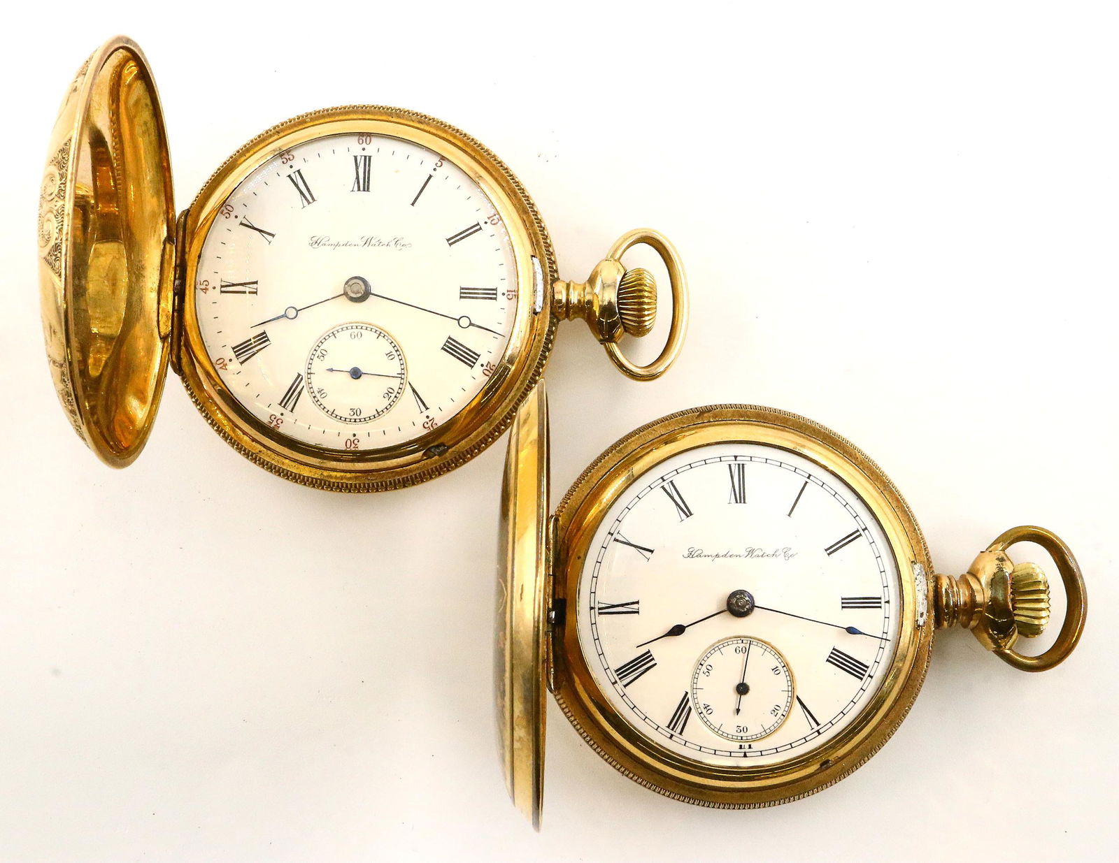 2 Hampden Pocket Watches (1 of 4)