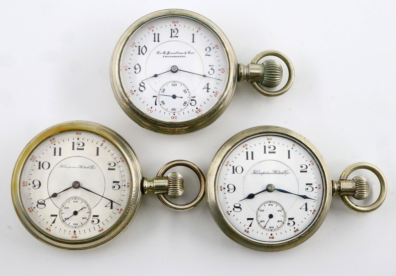 3 Display Back Pocket Watches (1 of 3)