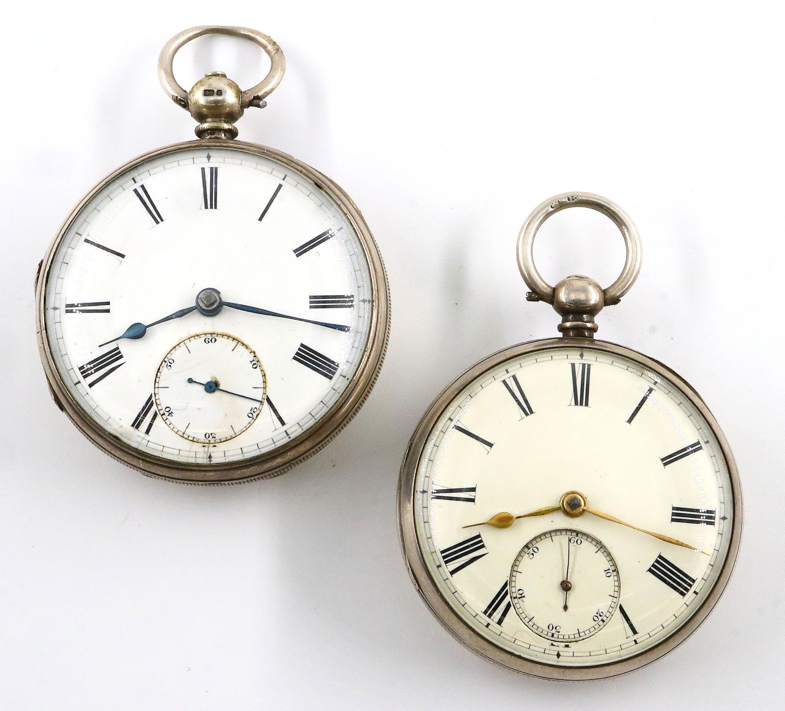 2 English Sterling Pocket Watches (1 of 3)