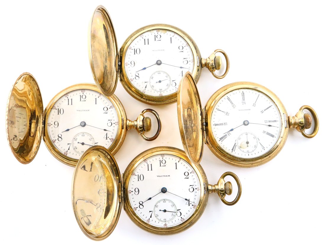 4 AWW Co. Pocket Watches (1 of 4)