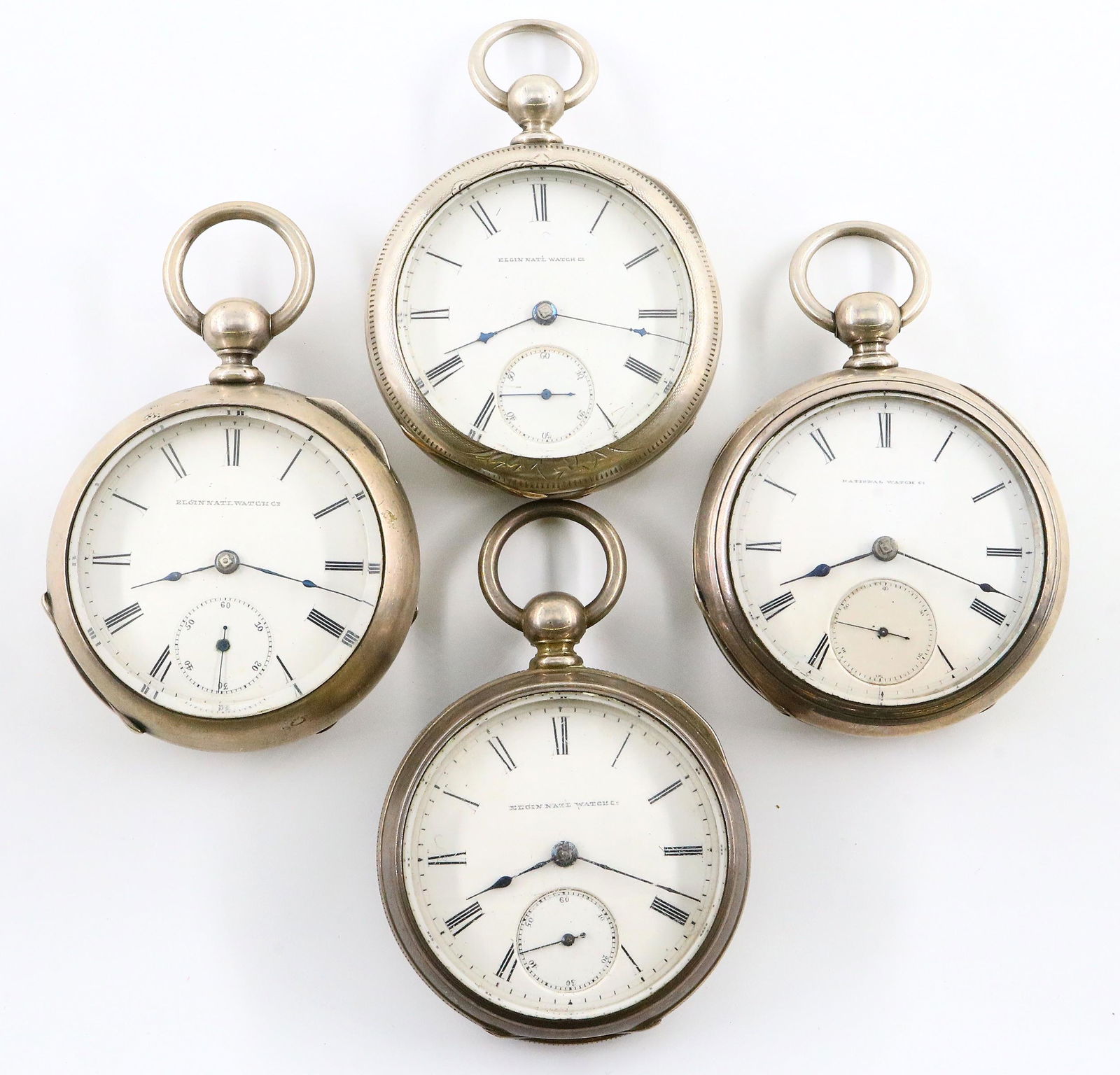 4 Elgin Pocket Watches (1 of 3)