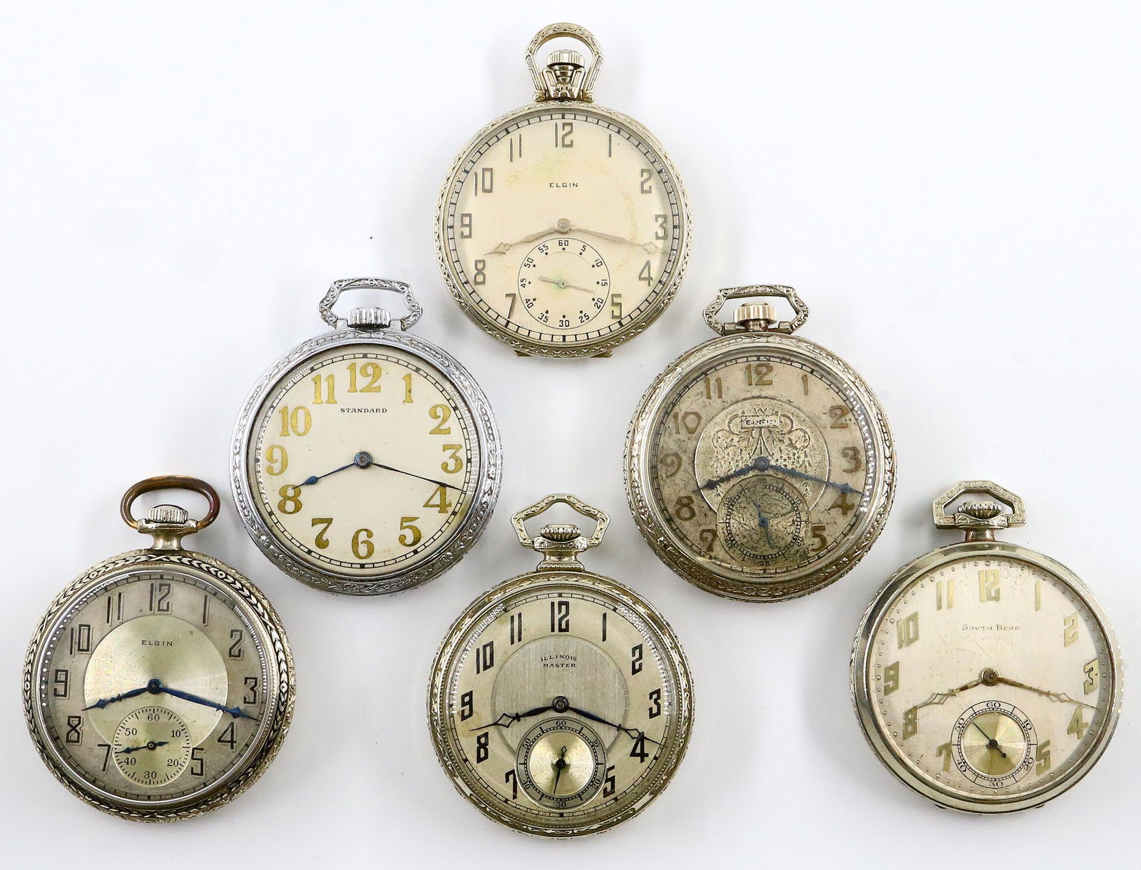 6 Pocket Watches (1 of 3)