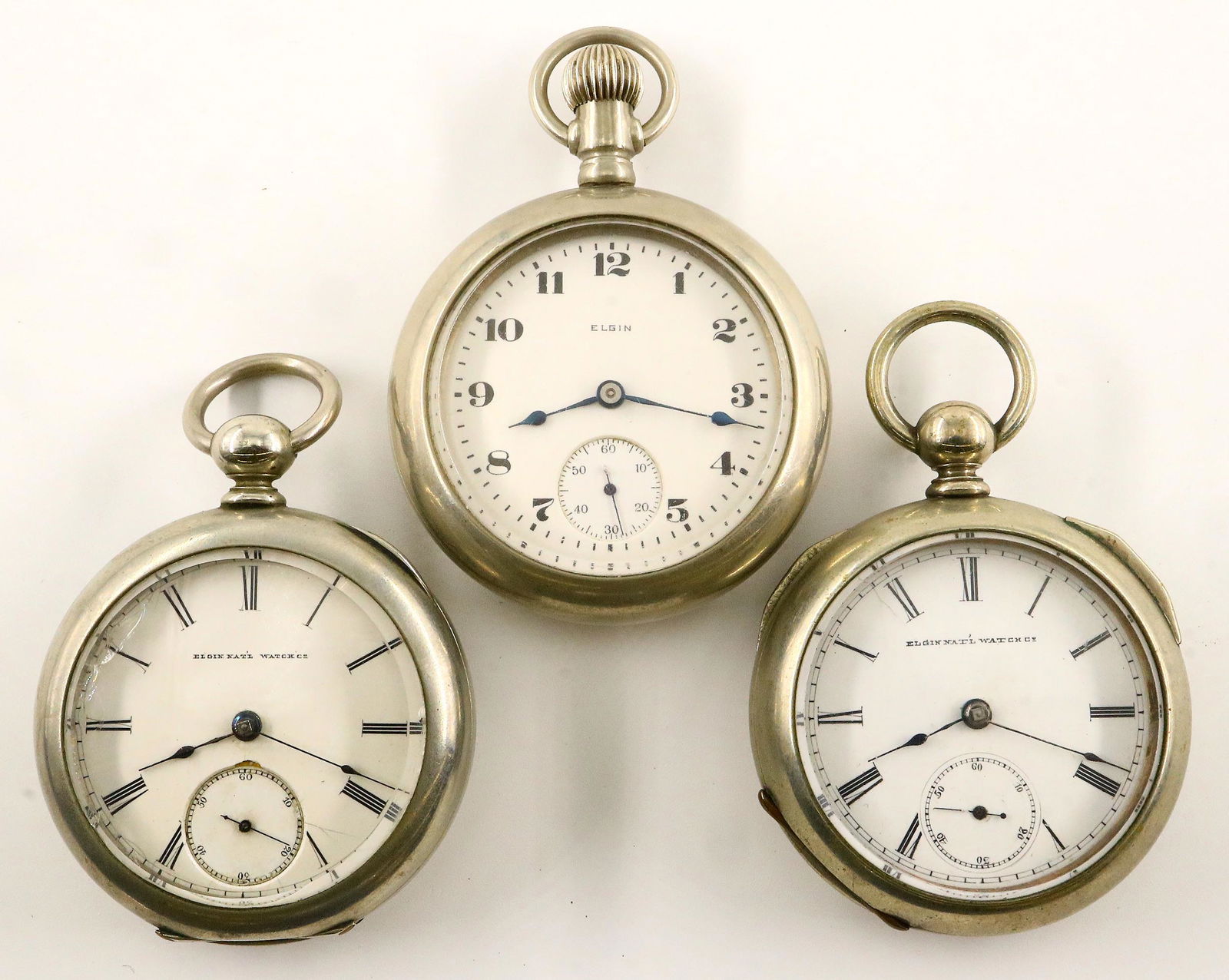 3 Elgin Pocket Watches (1 of 3)