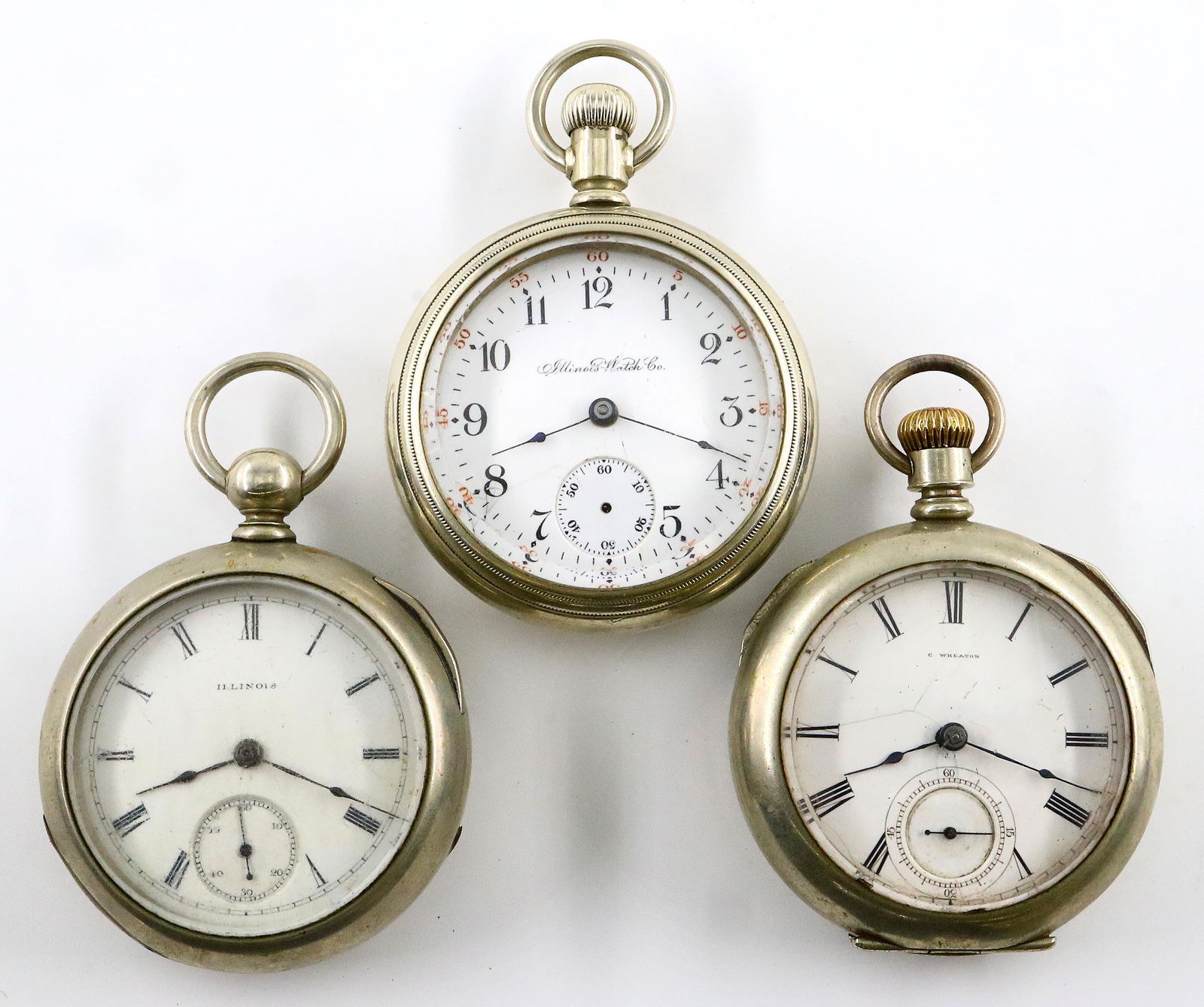 3 Illinois Pocket Watches (1 of 3)